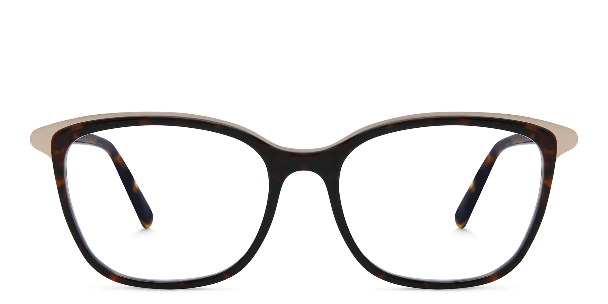 Shop EYE'M Square Eyeglasses in Havana online.