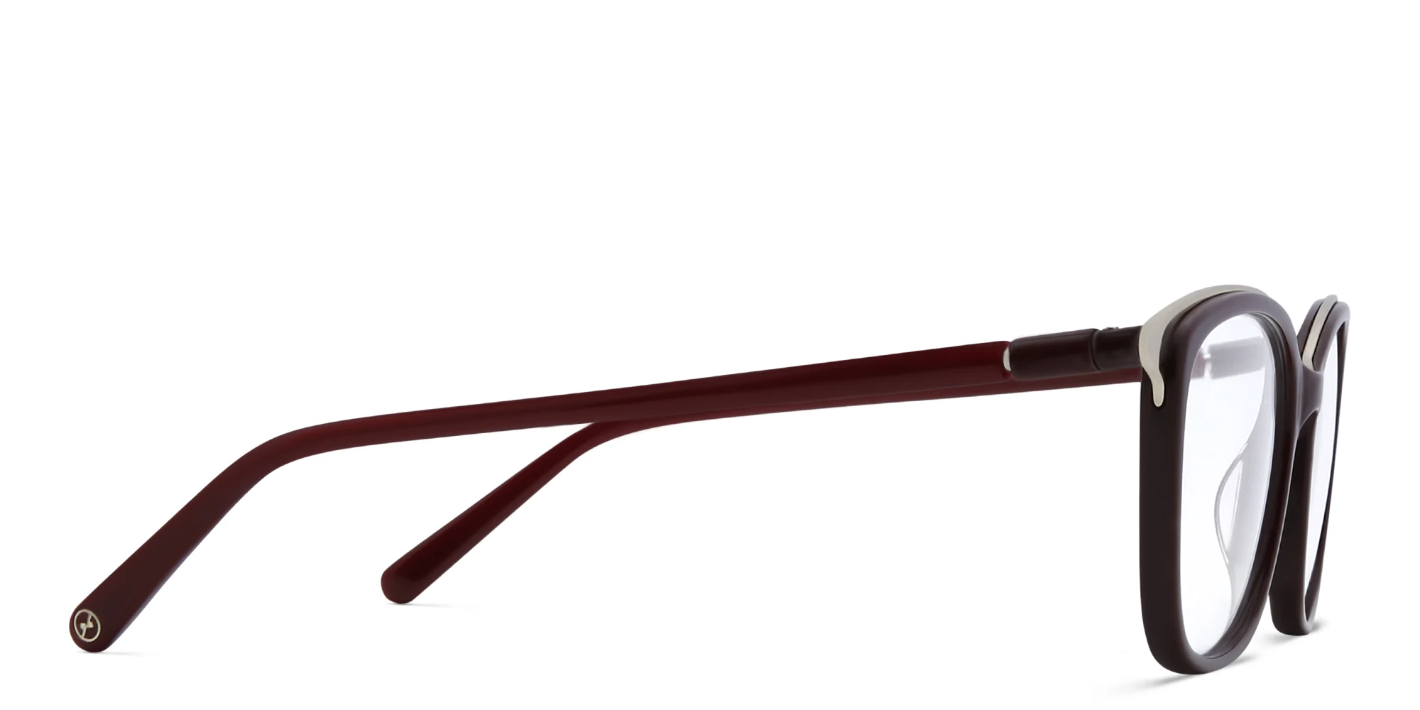 تسوق نظارة طبية بإطار مربع EYE'M بلون Burgundy أونلاين.