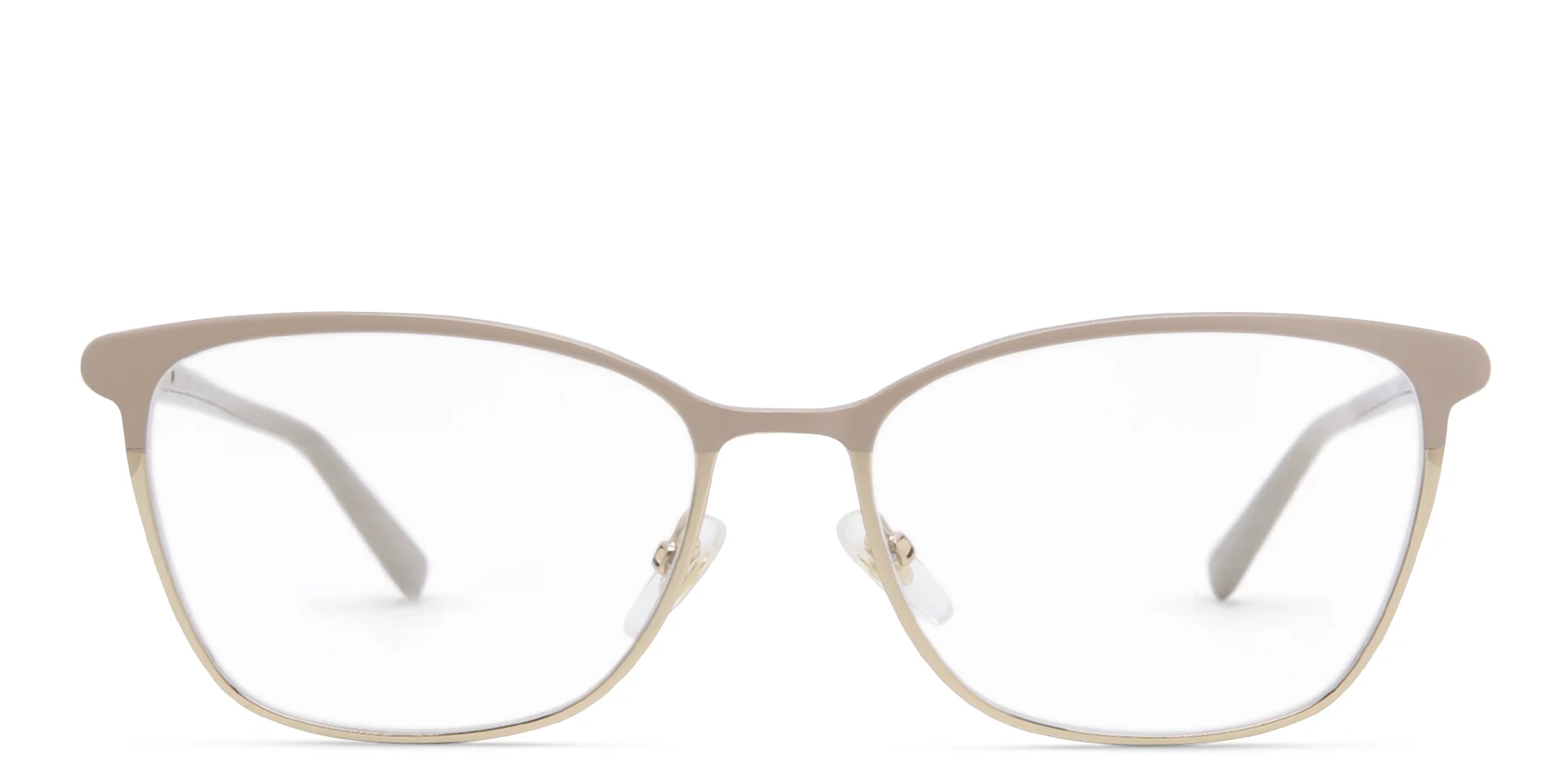 Shop EYE'M Cat Eye Eyeglasses in Nude online.
