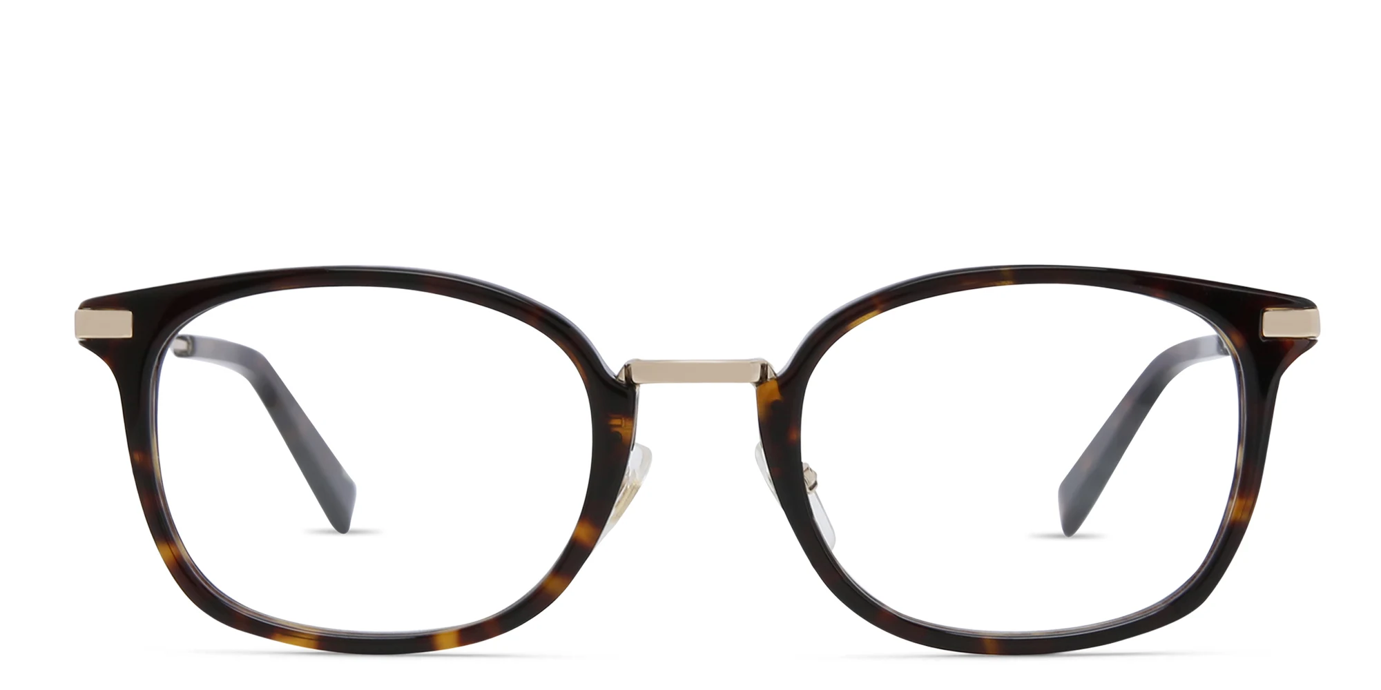 Shop EYE'M Unisex Square Eyeglasses in Havana online.