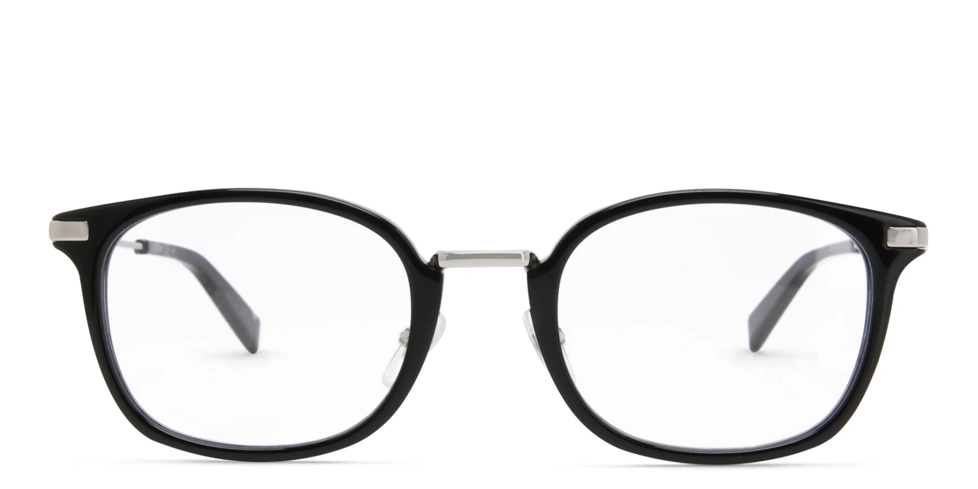 Shop EYE'M Unisex Square Eyeglasses in Black online.