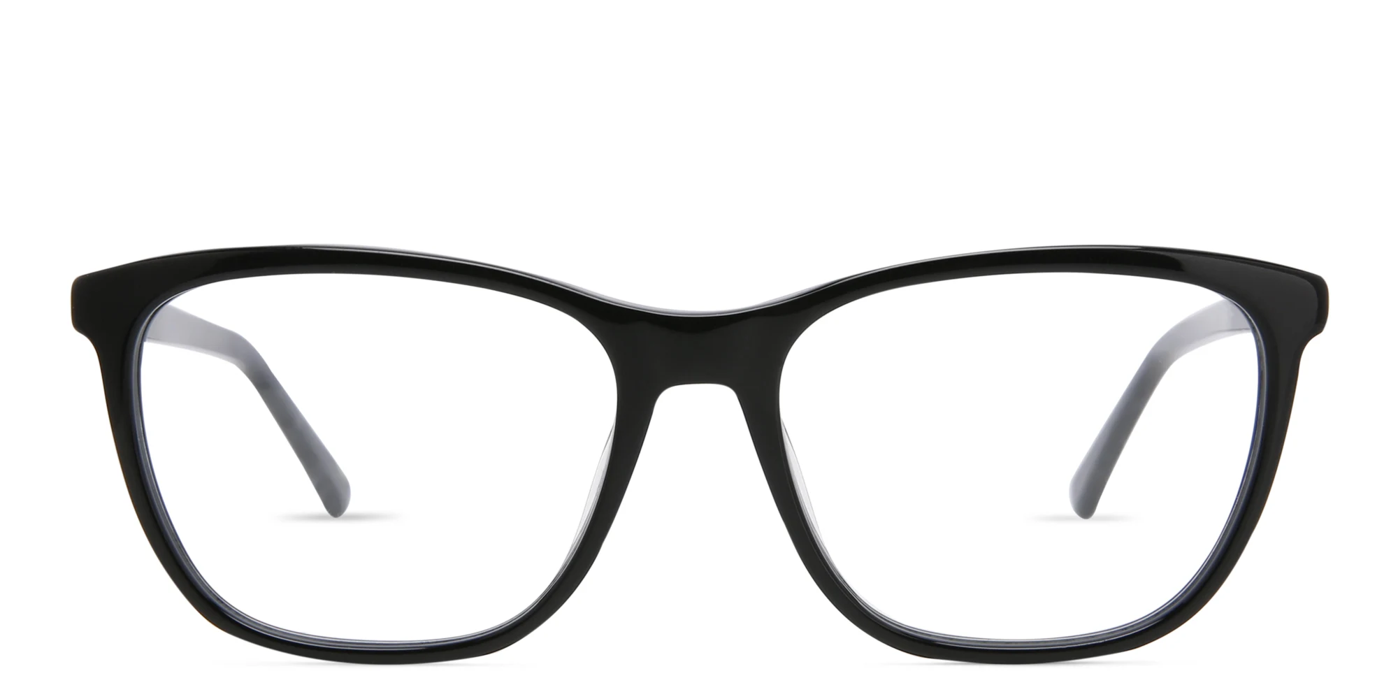 Shop EYE'M Square Eyeglasses in Black online.