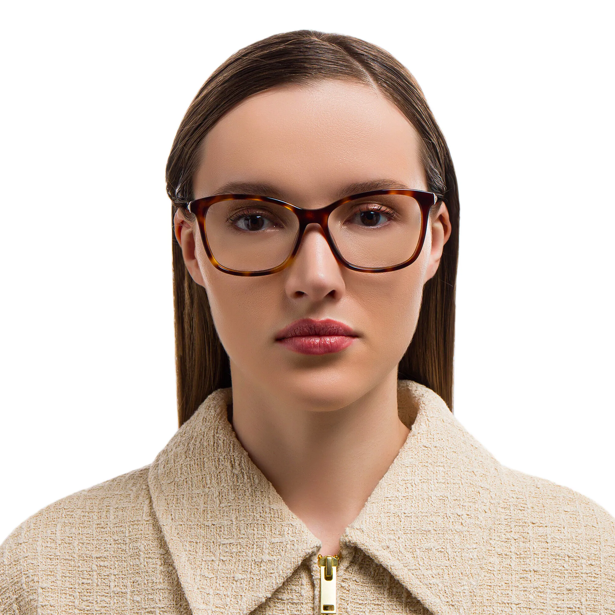 Shop EYE'M Cat Eye Eyeglasses in Havana online.