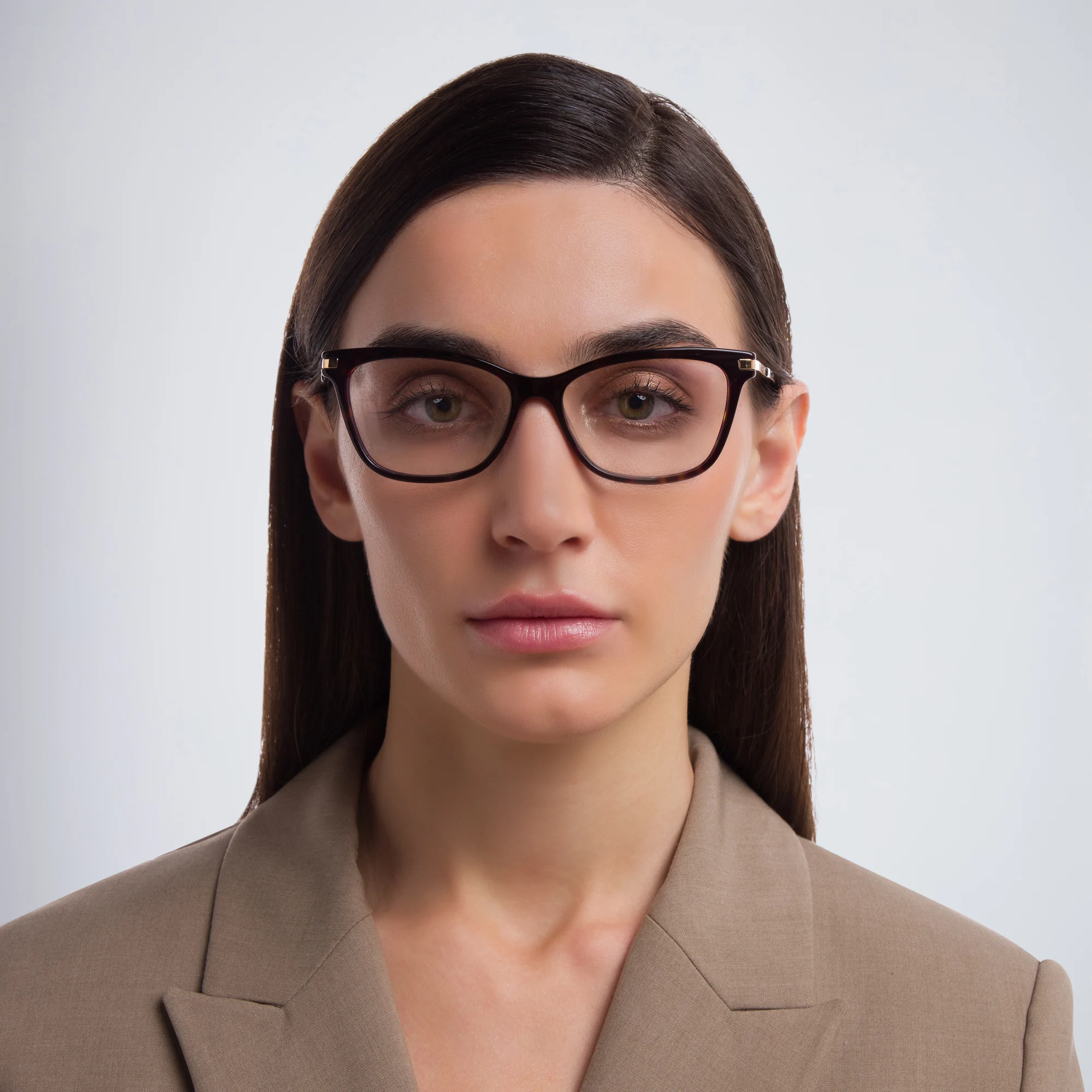 تسوق نظارة طبية بإطار كات آي EYE'M بلون هافان داكن أونلاين.