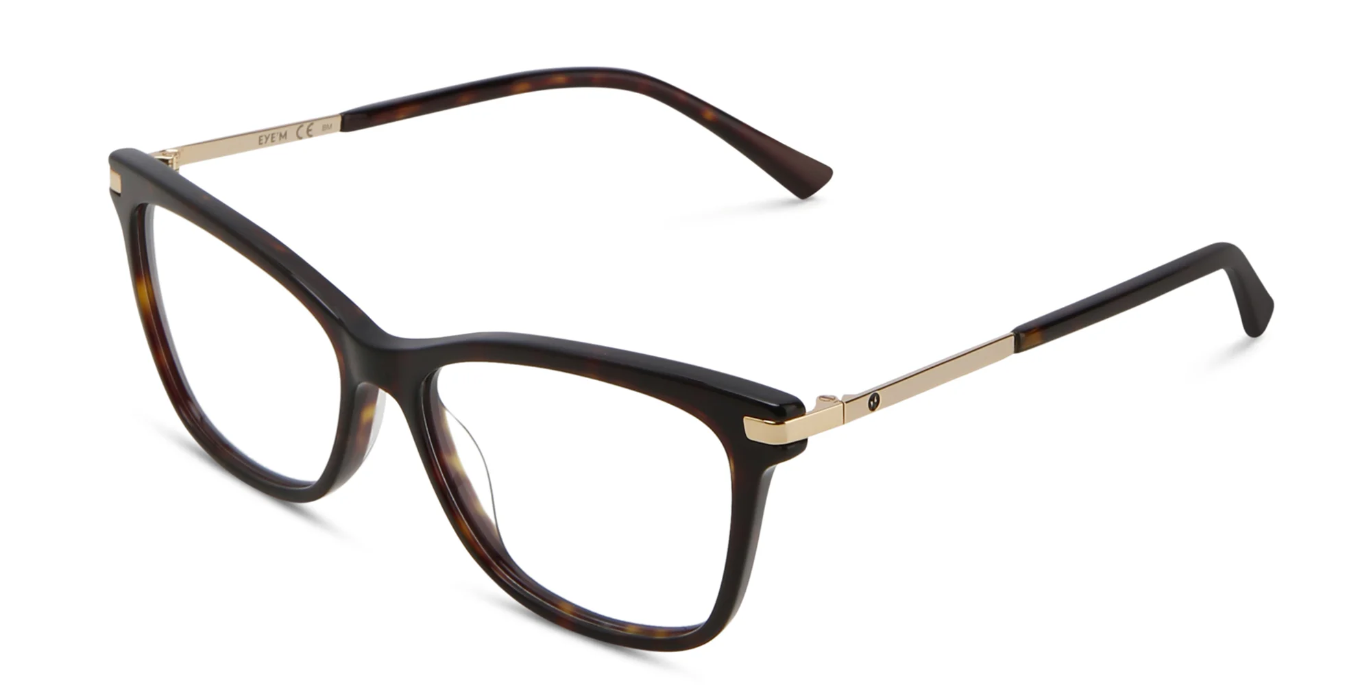 Shop EYE'M Cat Eye Eyeglasses in Dark Havana online.