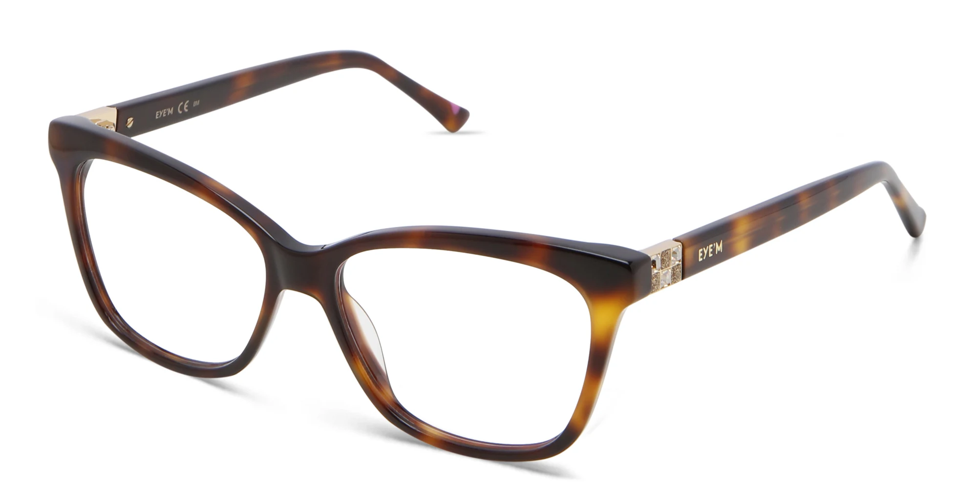 Shop EYE'M Cat Eye Eyeglasses in Havana online.