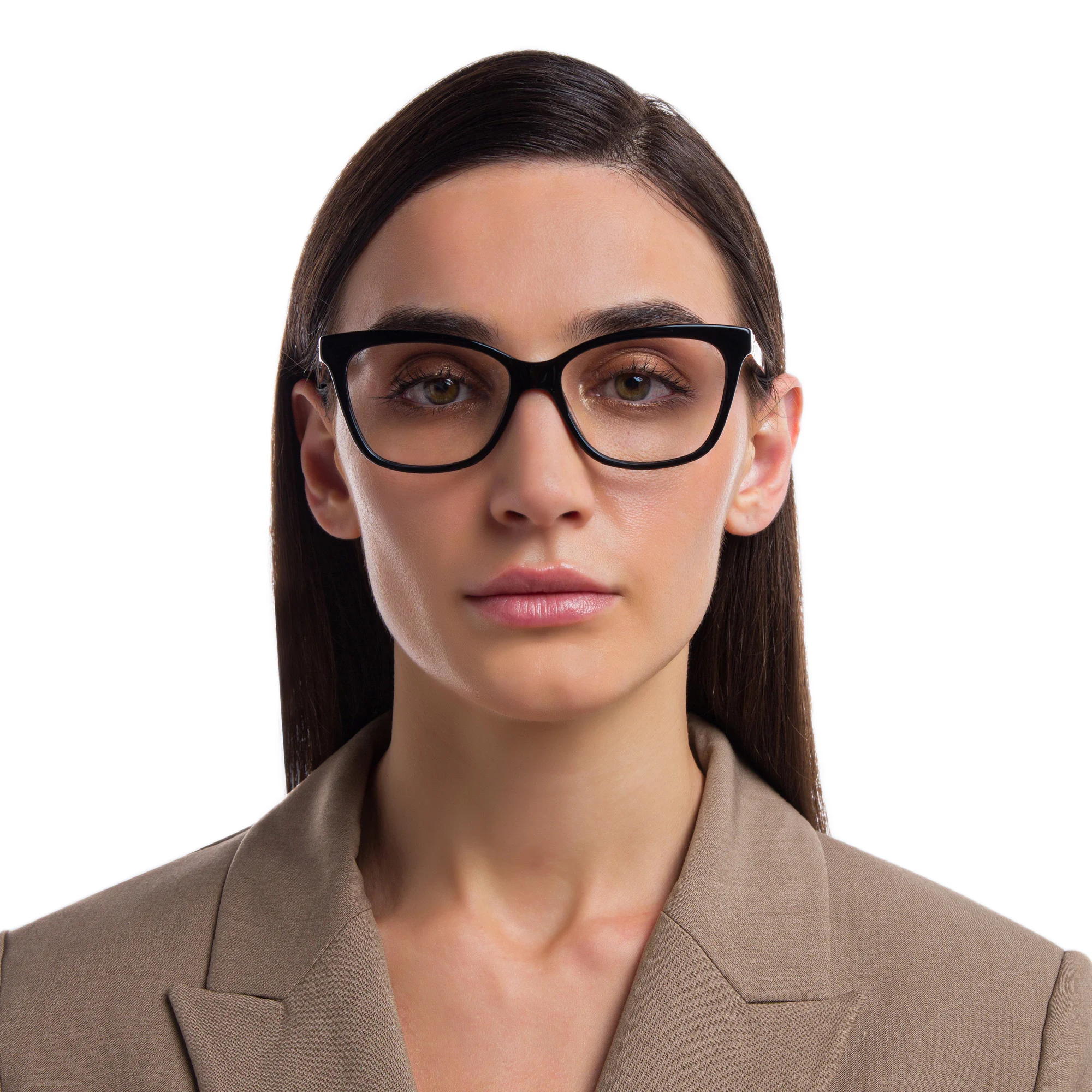 Shop EYE'M Cat Eye Eyeglasses in Matte Black online.