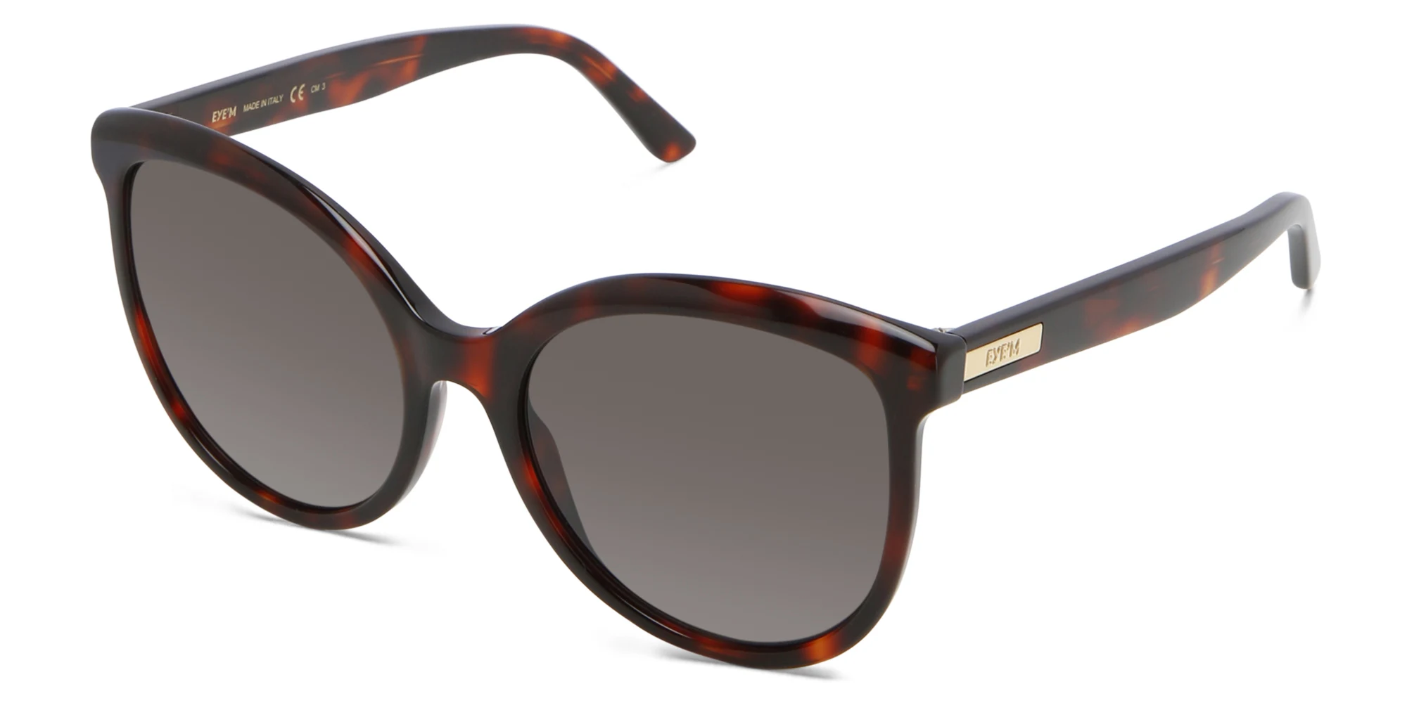Shop EYE'M Cat Eye Sunglasses in Havana online.