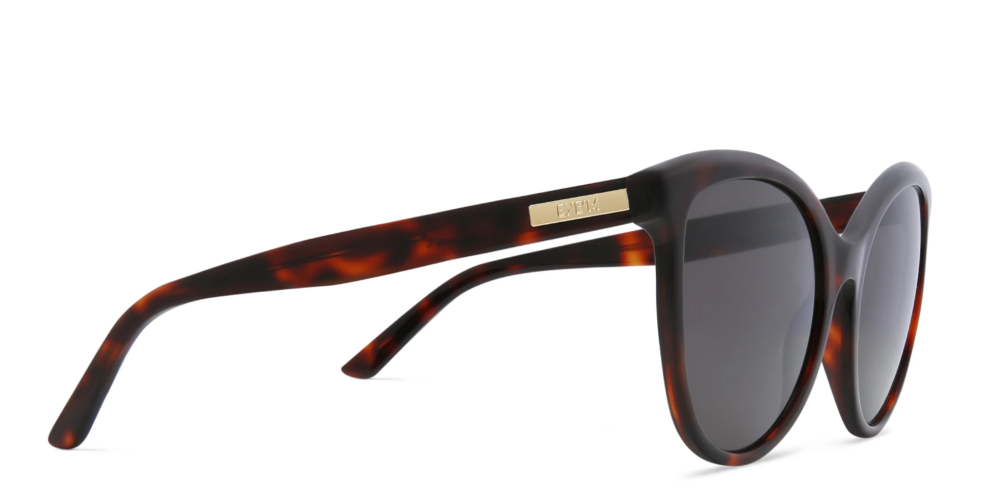 Shop EYE'M Cat Eye Sunglasses in Havana online.