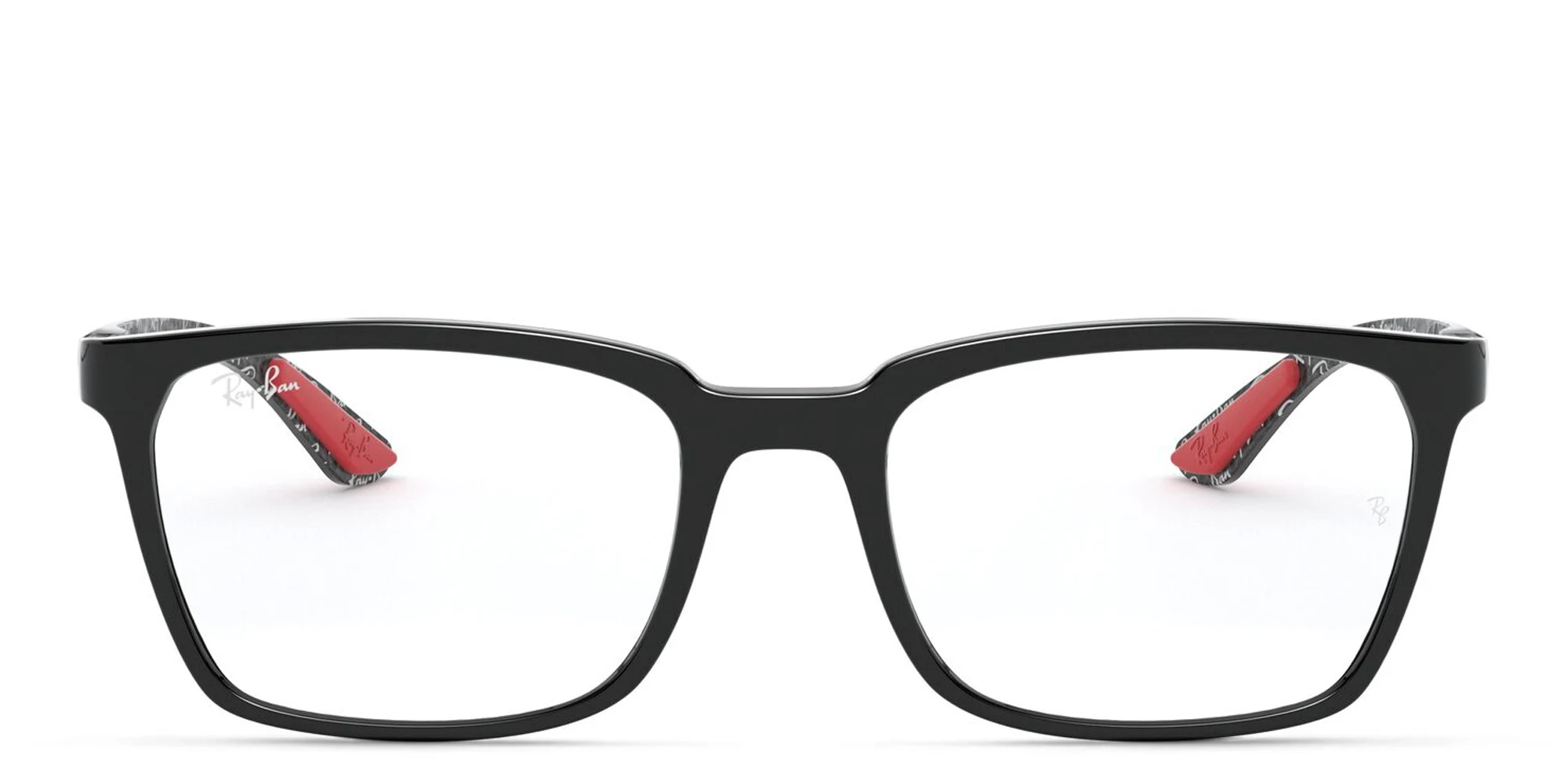 Shop Ray-Ban Rectangle Eyeglasses in Black online.