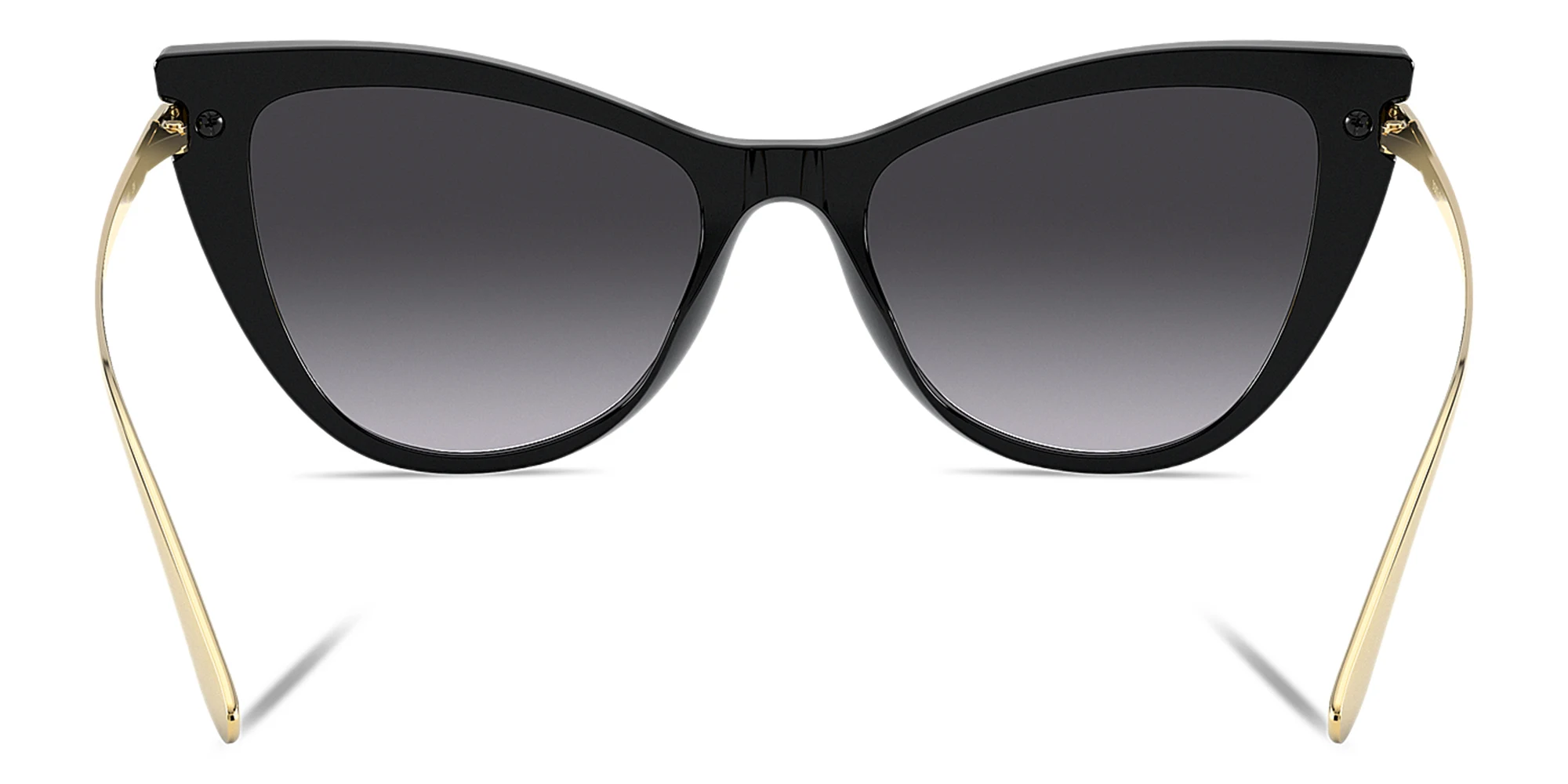 Shop Dolce & Gabbana Cat Eye Sunglasses in Black online.
