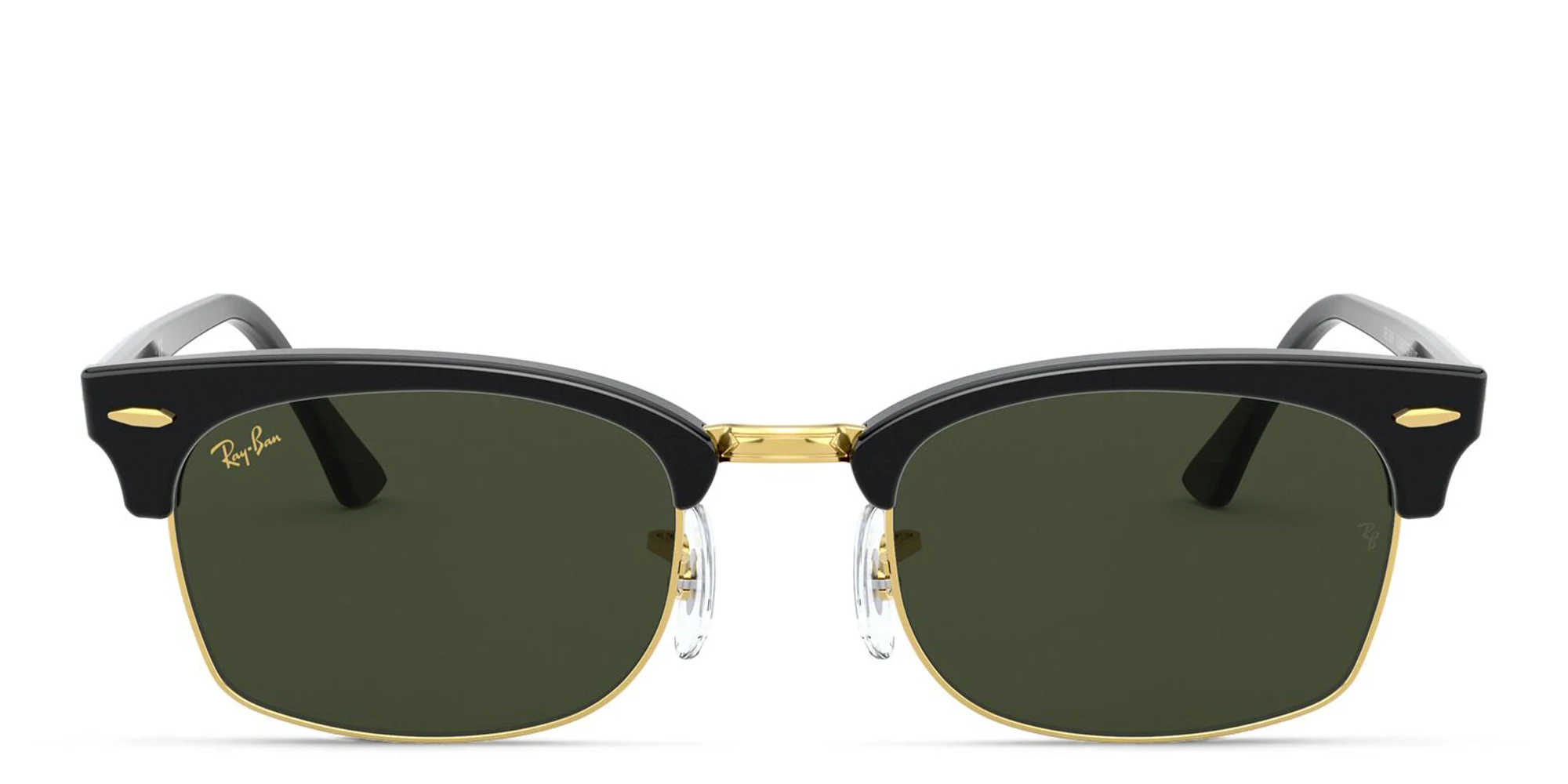 Shop Ray-Ban Rectangle Sunglasses in Black online.