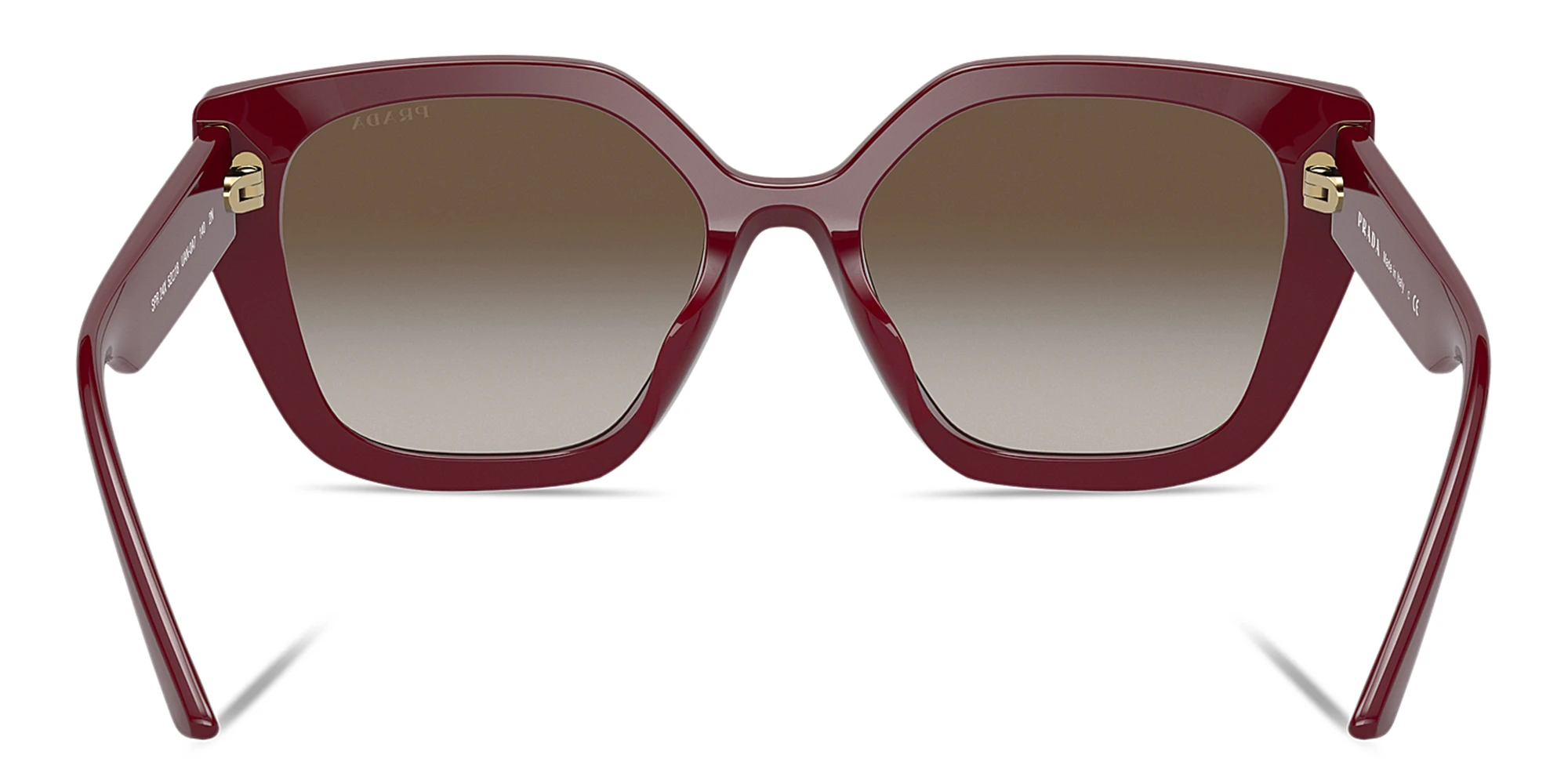 Shop PRADA Cat Eye Sunglasses in Bordeaux online.