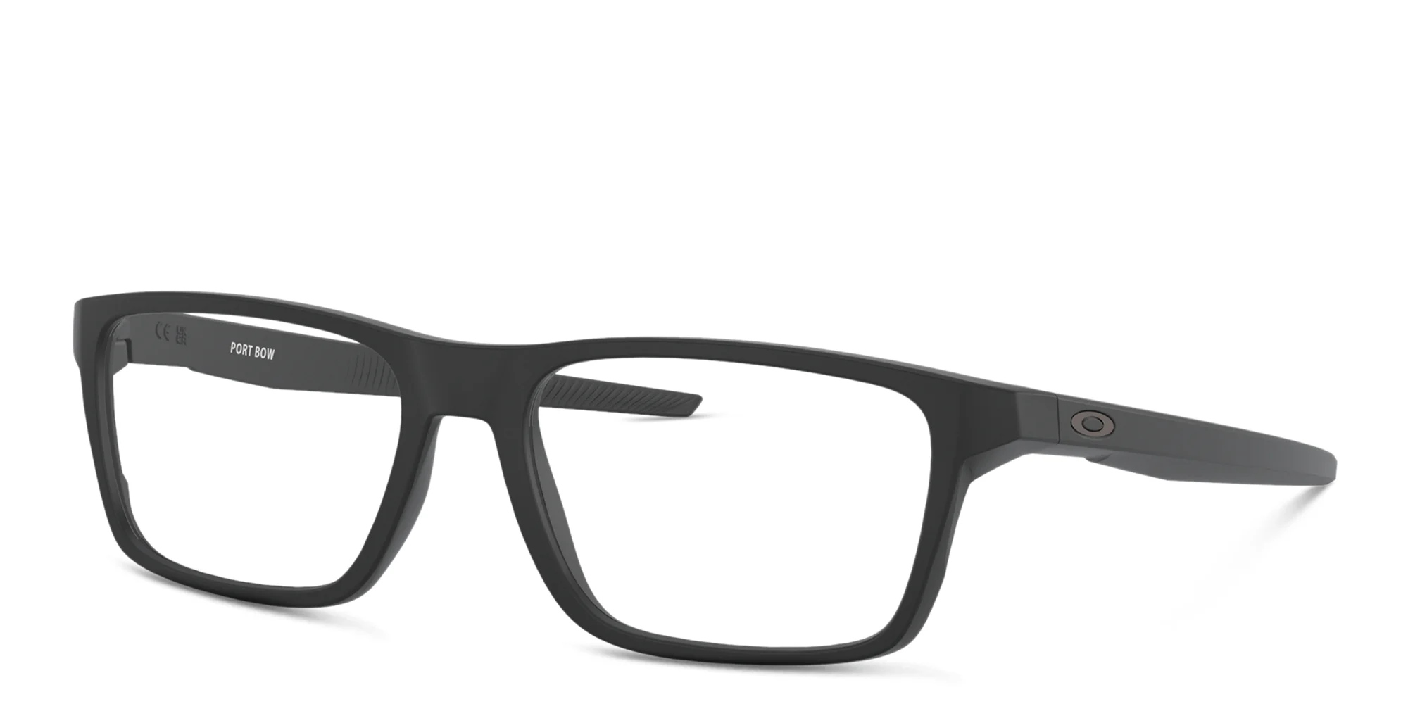 تسوق نظارات طبية بورت بو بإطار مستطيل اوكلي بلون Satin Black أونلاين.