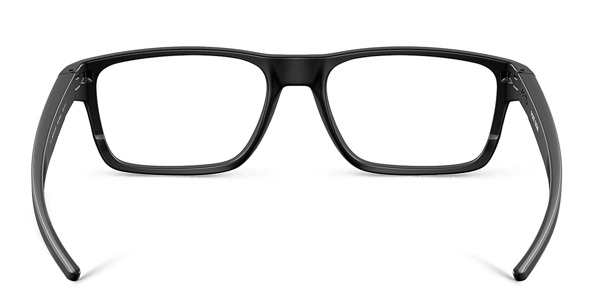 تسوق نظارات طبية بورت بو بإطار مستطيل اوكلي بلون Satin Black أونلاين.