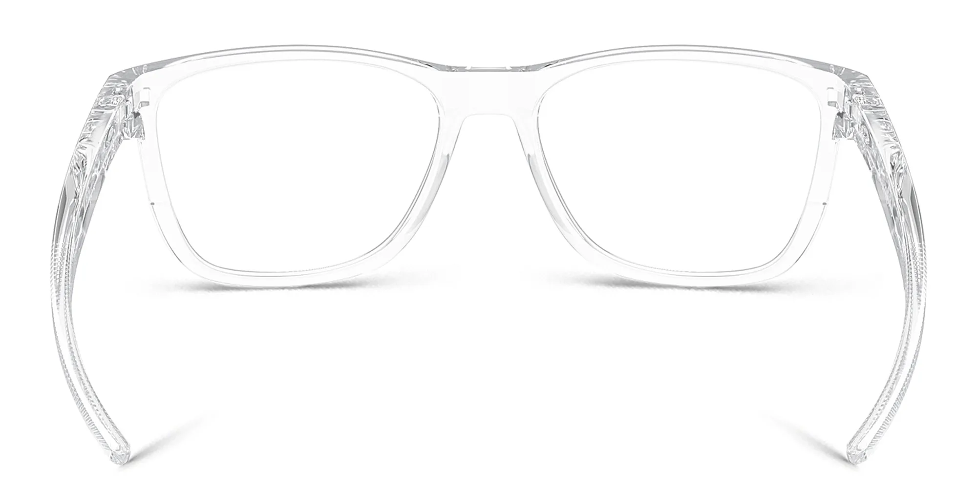 Shop Oakley Centerboard Wide Square Eyeglasses in Polished Clear online.
