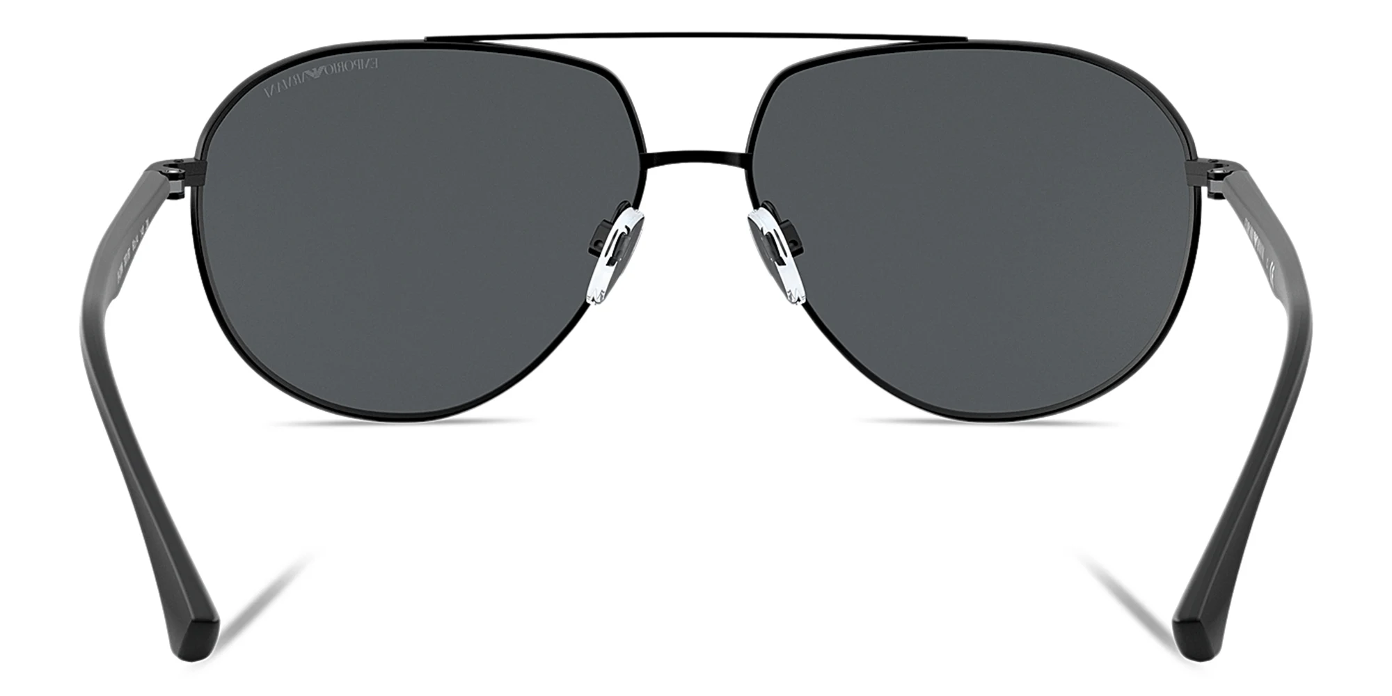 تسوق نظارة شمسية أفياتور كبيرة امبوريو أرماني بلون Matte Black أونلاين.