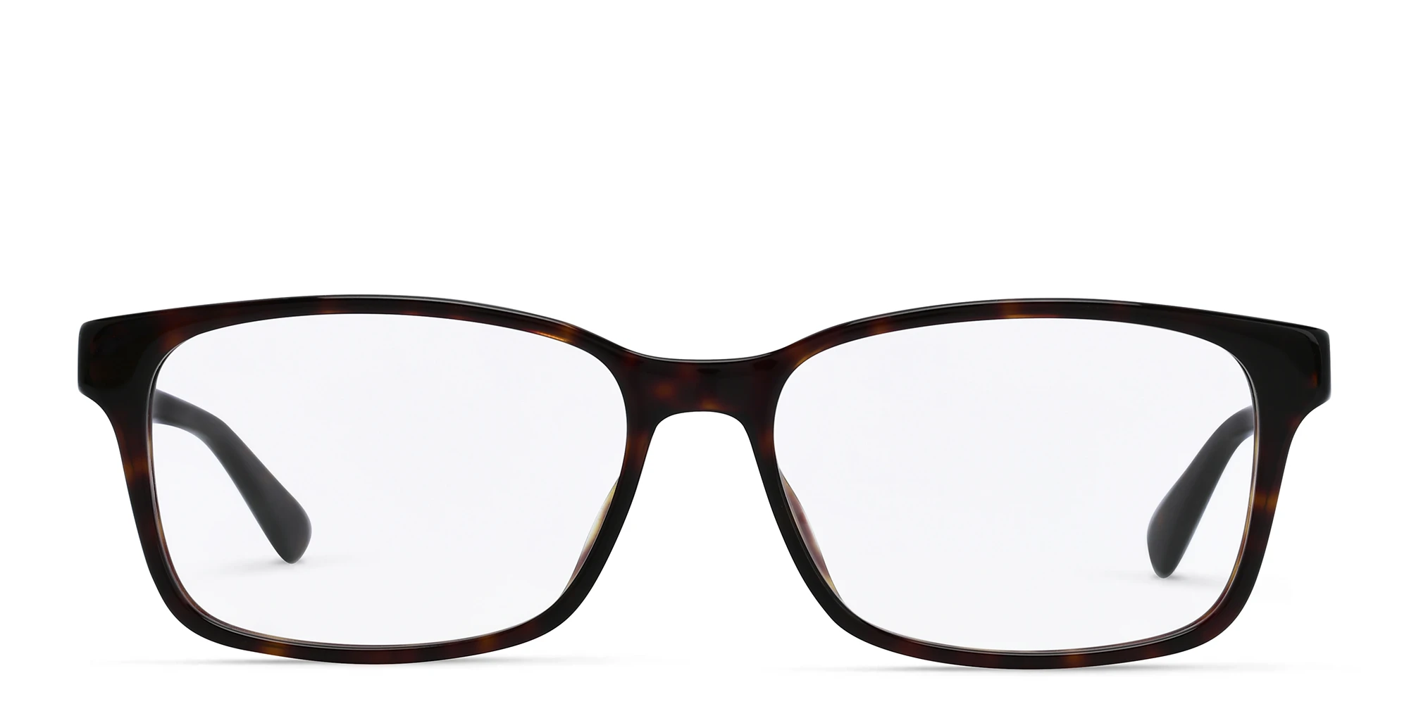 Shop GUCCI Wide Rectangle Eyeglasses in Havana online.