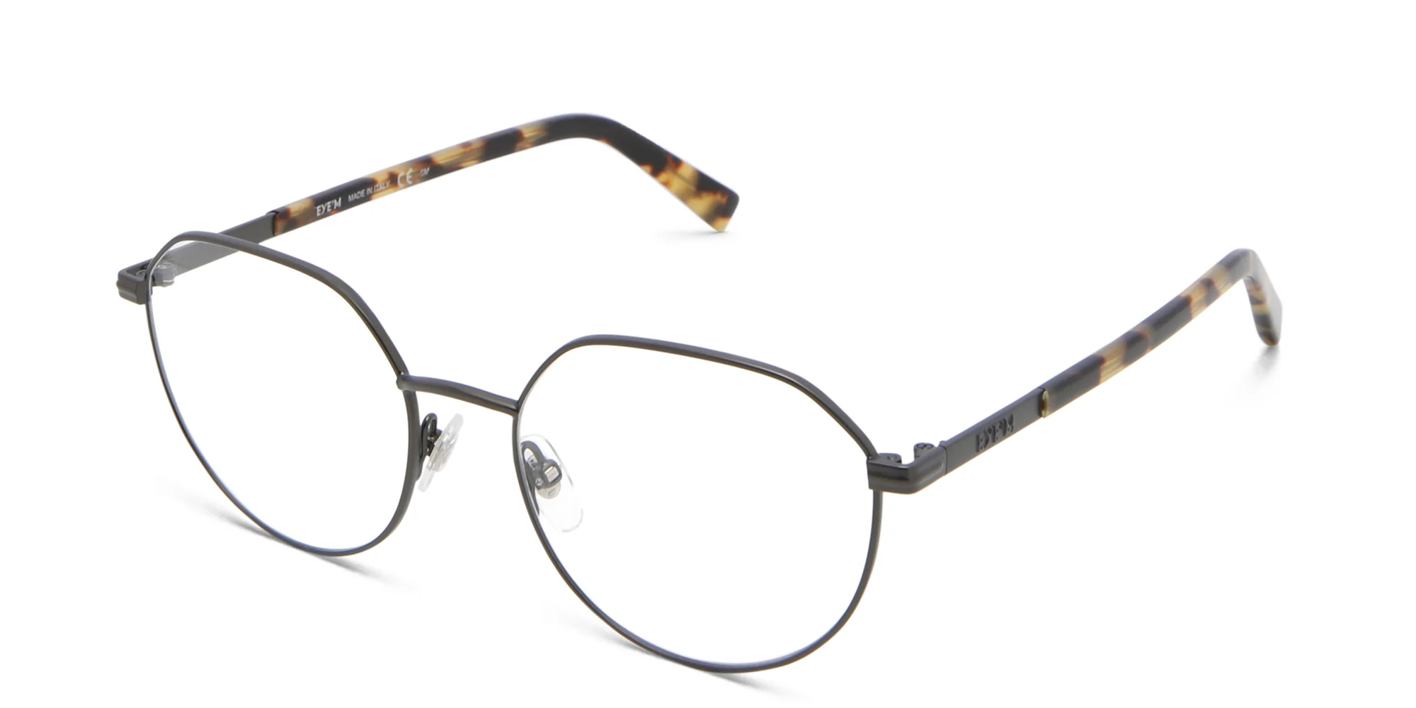 تسوق نظارة طبية دائرية EYE'M بلون Gunmetal أونلاين.