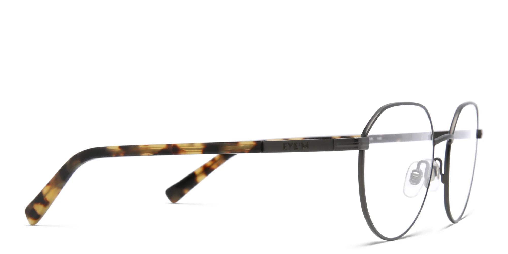 تسوق نظارة طبية دائرية EYE'M بلون Gunmetal أونلاين.