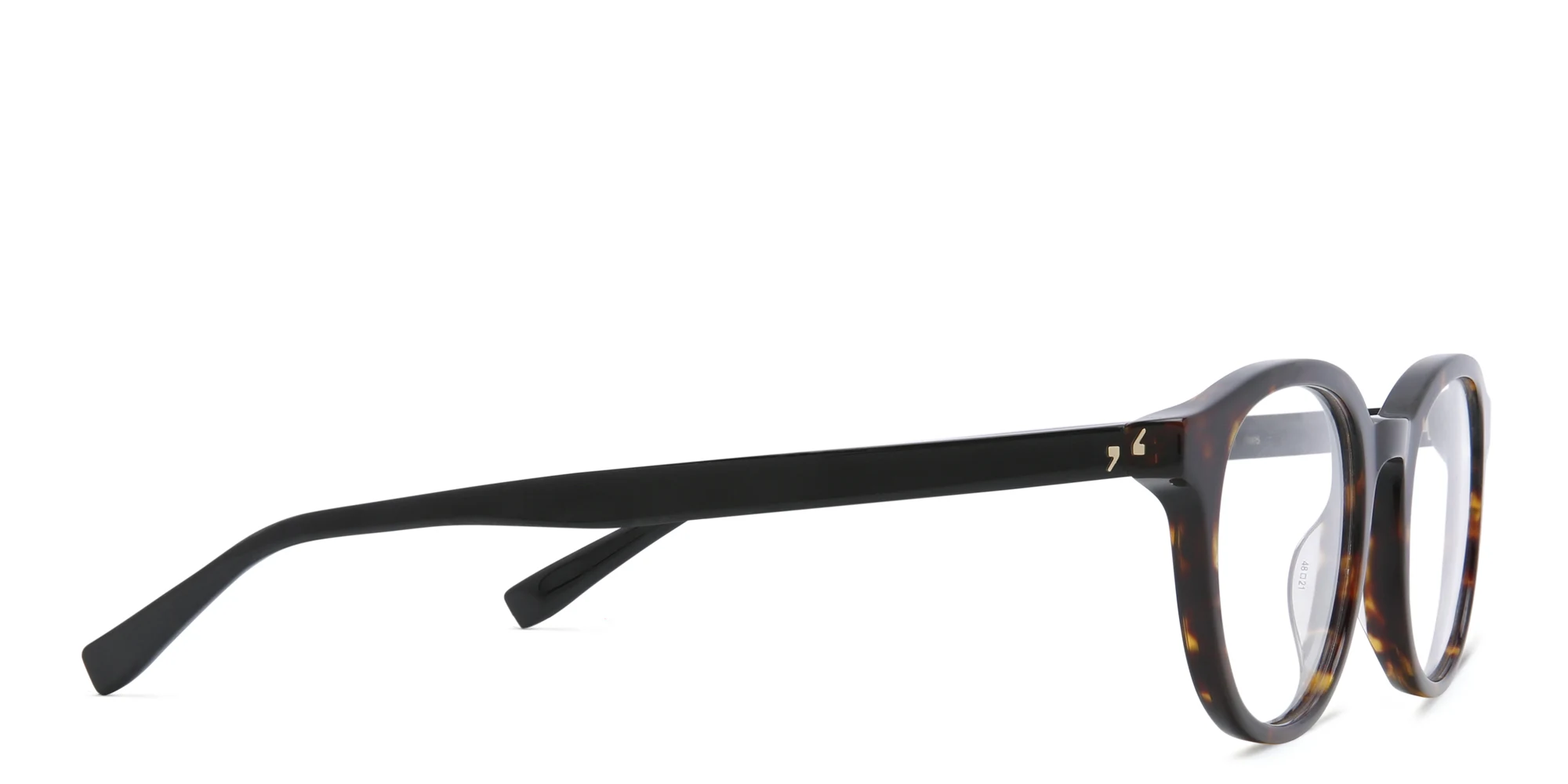 Shop EYE'M Round Eyeglasses in Havana online.