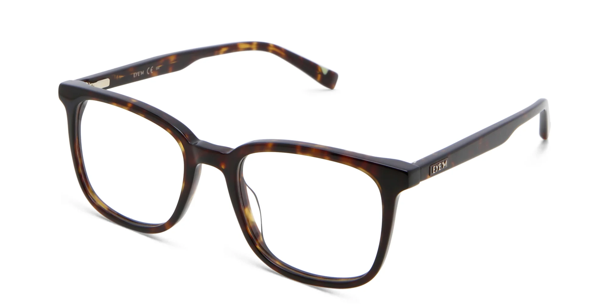 Shop EYE'M Square Eyeglasses in Havana online.