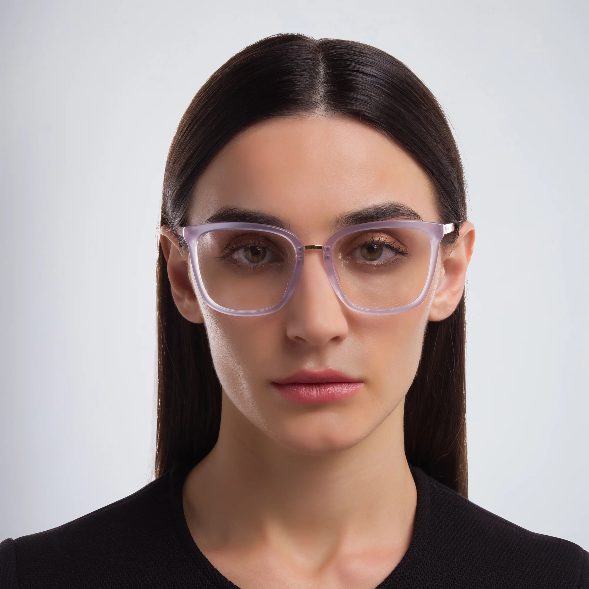 تسوق نظارة طبية بإطار مربع EYE'M بلون أرجواني أونلاين.