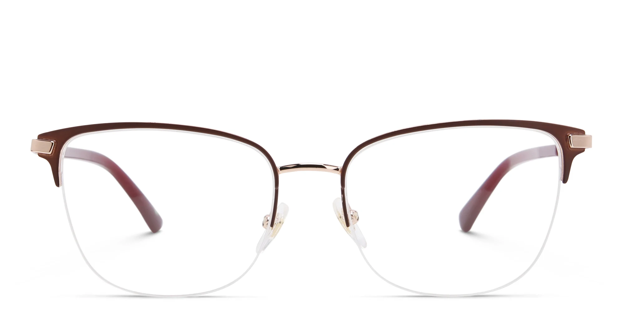 تسوق نظارة طبية بإطار كات آي نصف إطار EYE'M بلون أحمر أونلاين.