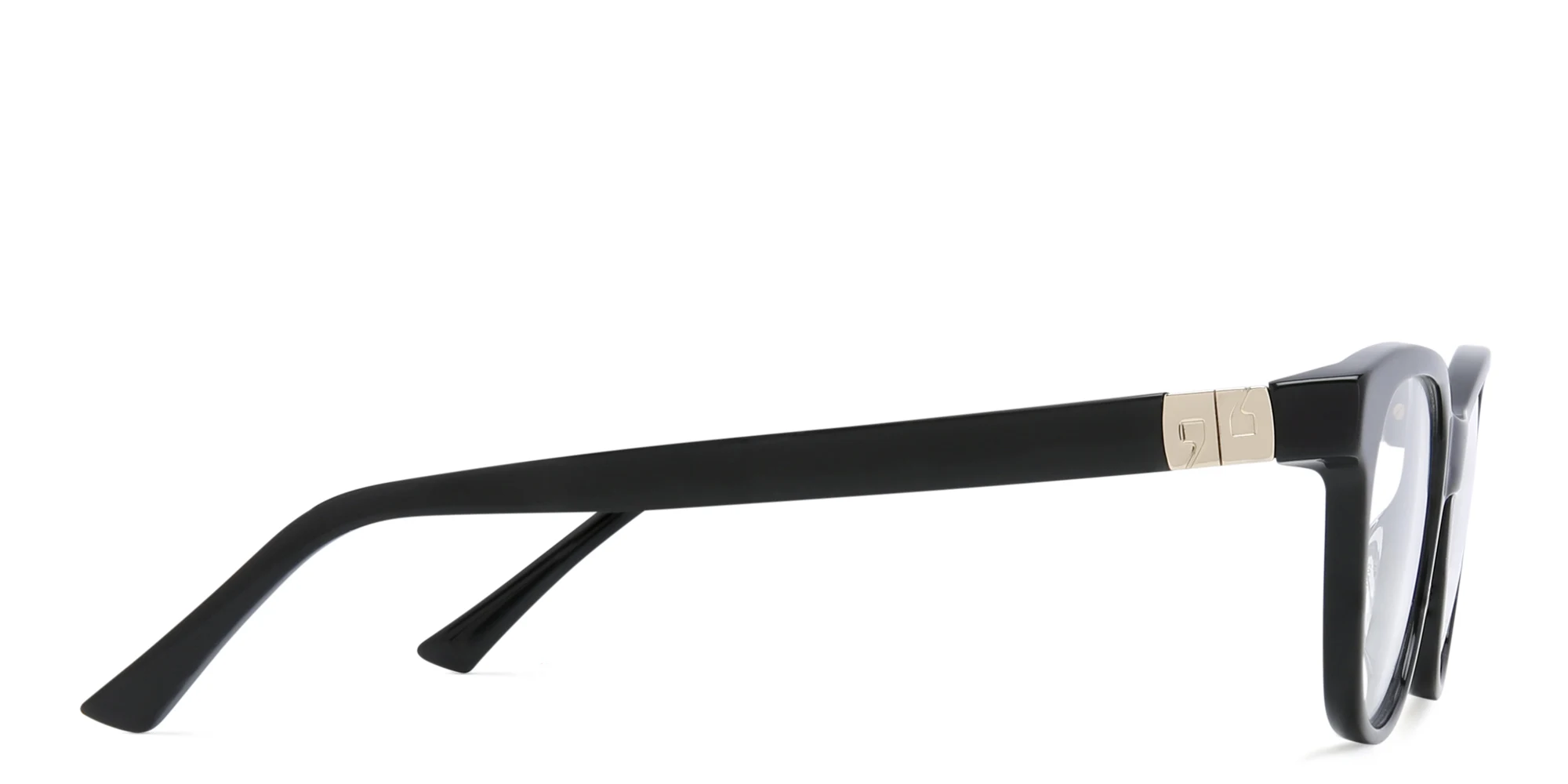 Shop EYE'M Square Eyeglasses in Black online.