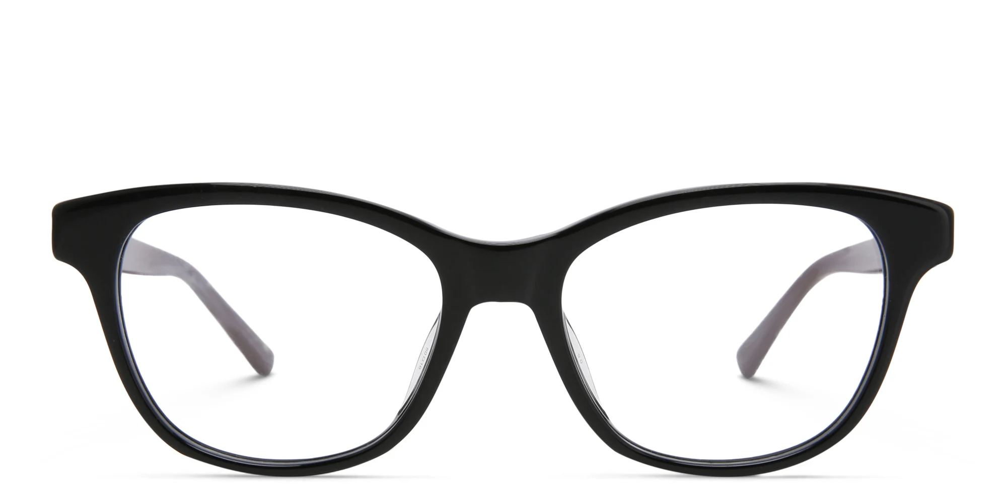 Shop EYE'M Square Eyeglasses in Black & Burgundy online.