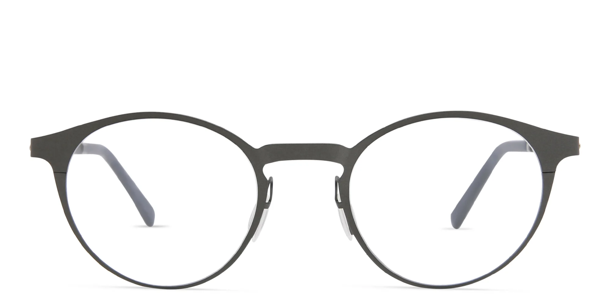 Shop EYE'M Round Eyeglasses in Gunmetal online.