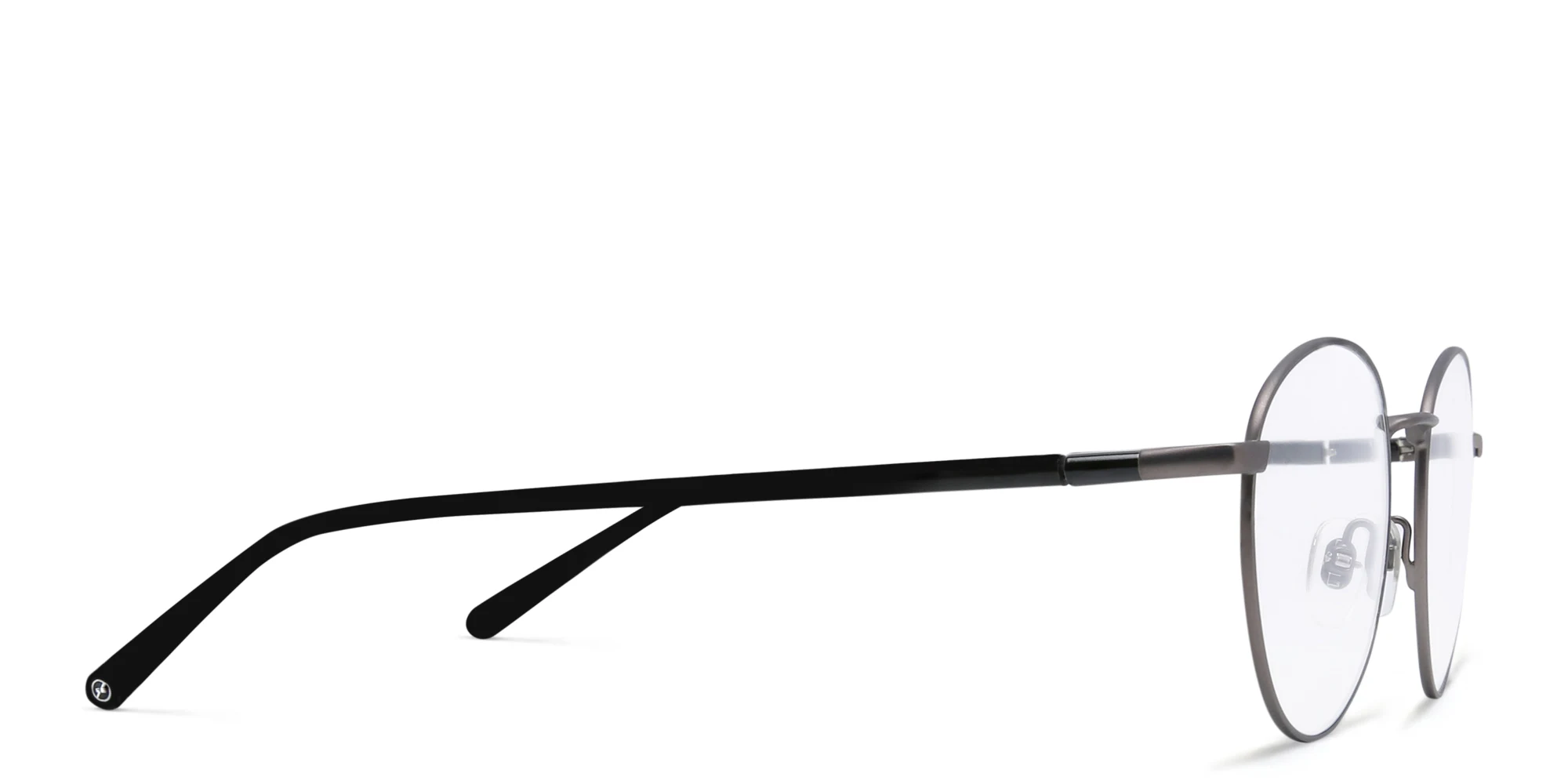 Shop EYE'M Round Eyeglasses in Gunmetal online.