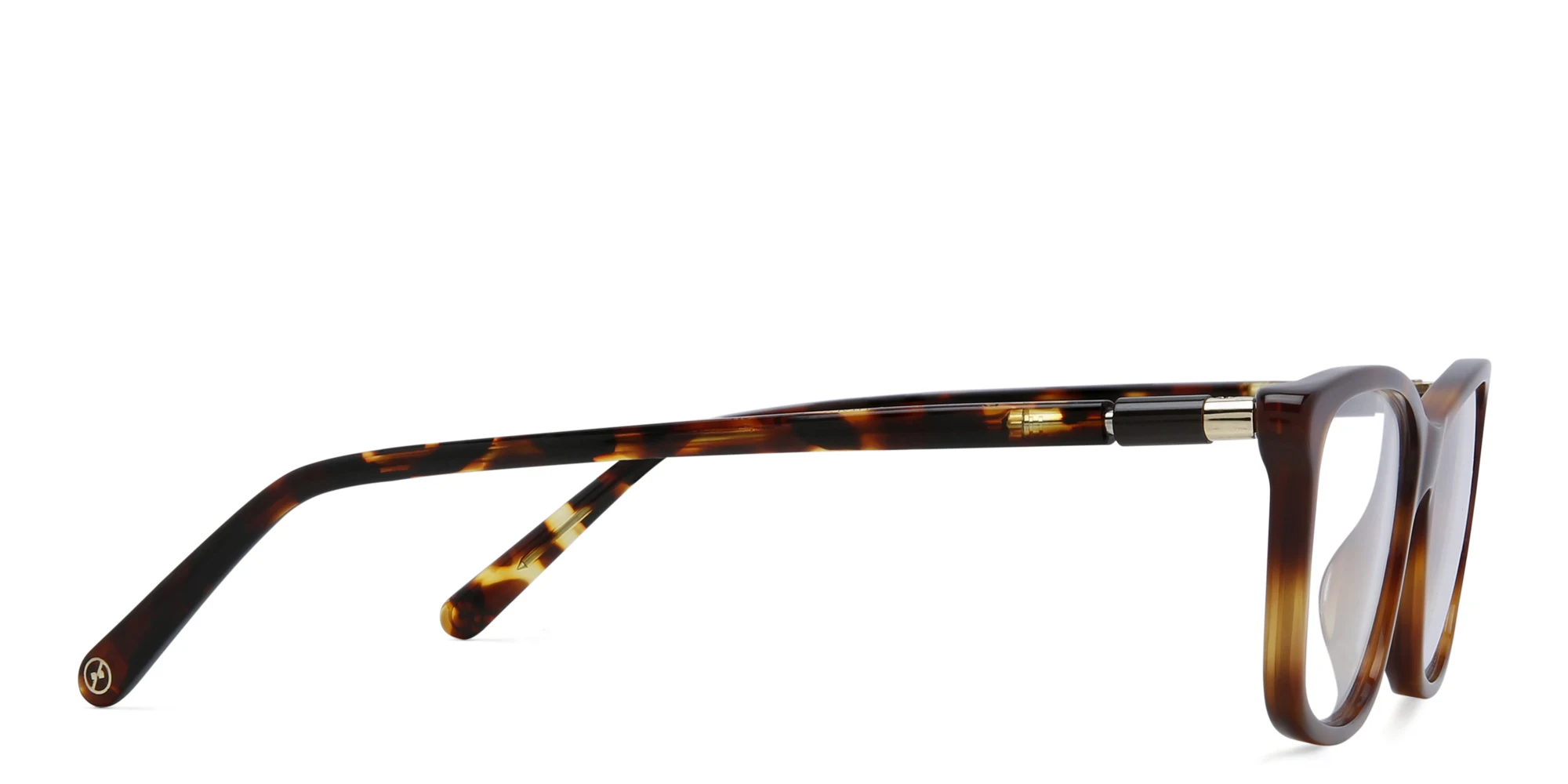 Shop EYE'M Rectangle Eyeglasses in Havana online.