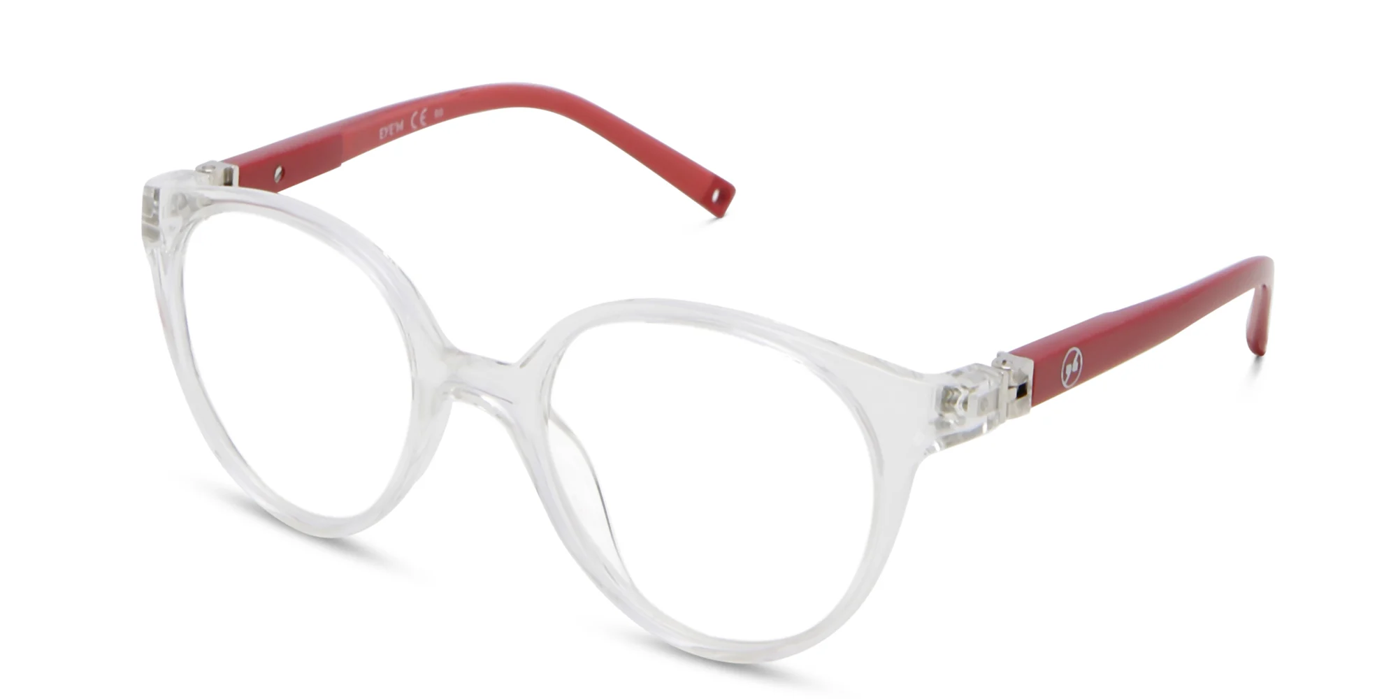 Shop EYE'M Kids Round Eyeglasses in Clear online.