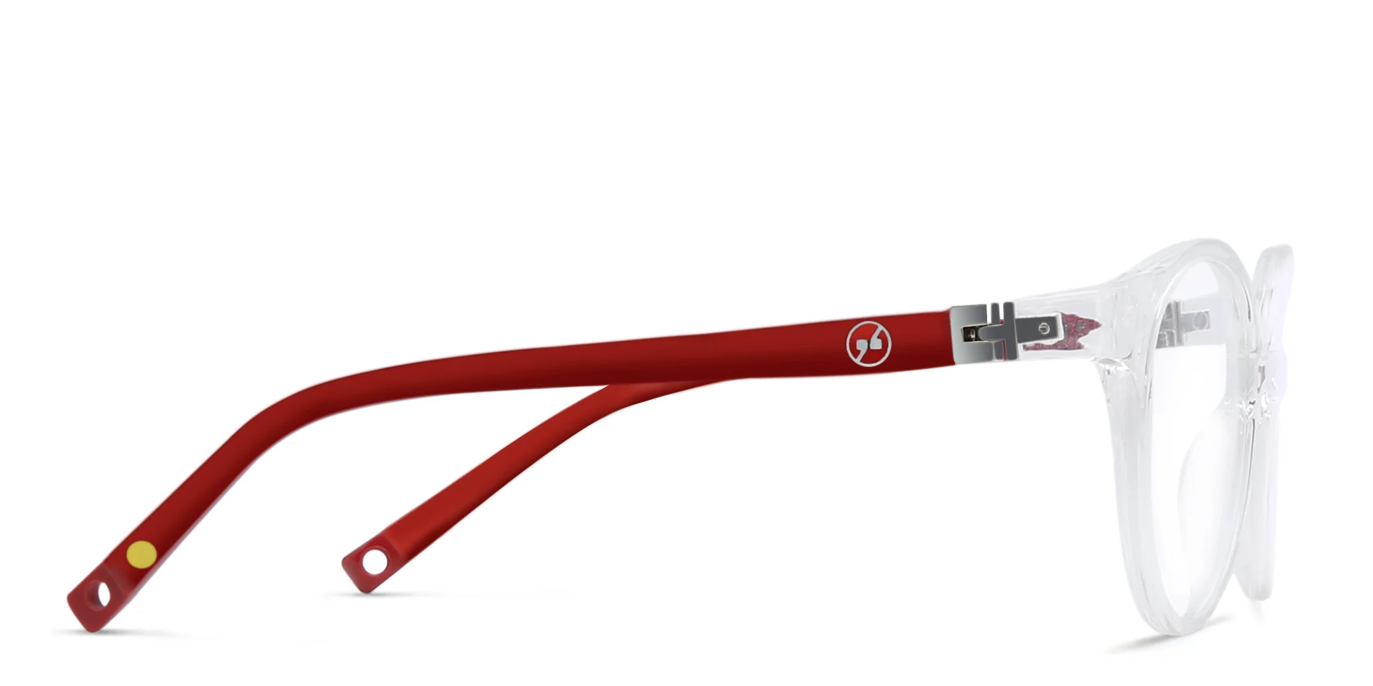 Shop EYE'M Kids Round Eyeglasses in Clear online.