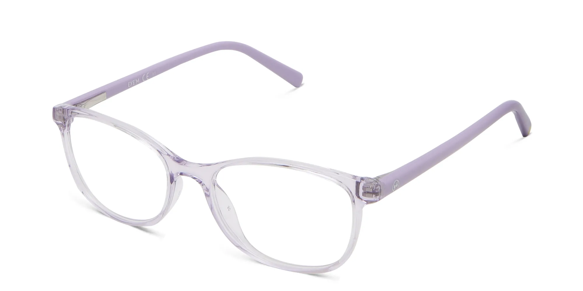 Shop EYE'M Kids Cat Eye Eyeglasses in Purple online.