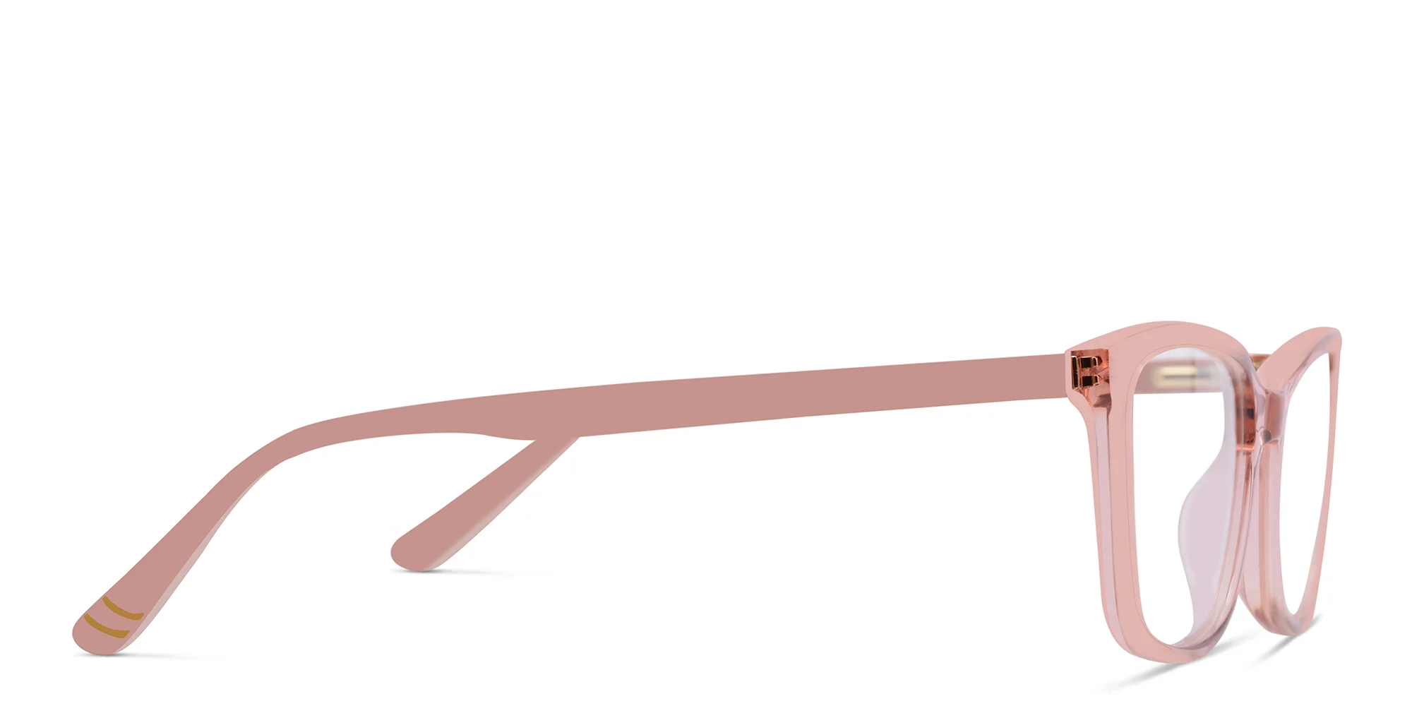 Shop EYE'M Kids Rectangle Eyeglasses in Nude online.