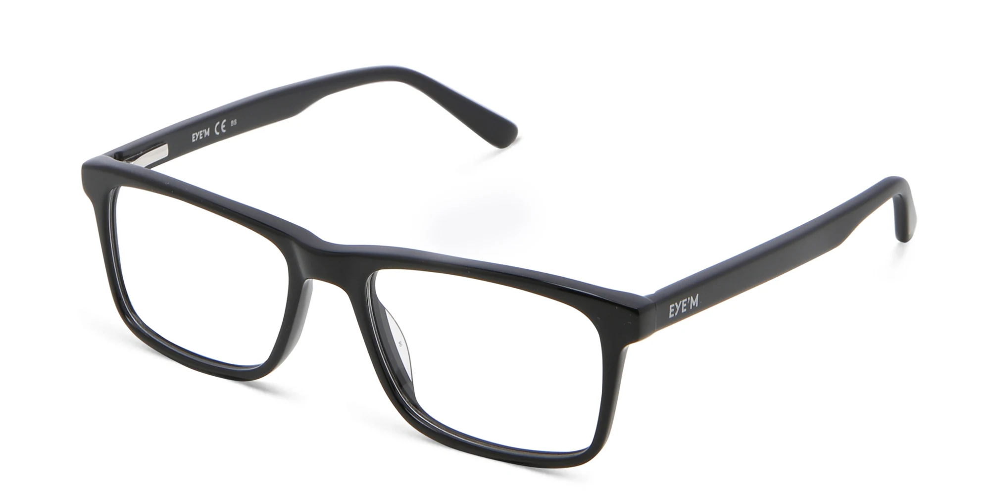 Shop EYE'M Kids Rectangle Eyeglasses in Black online.