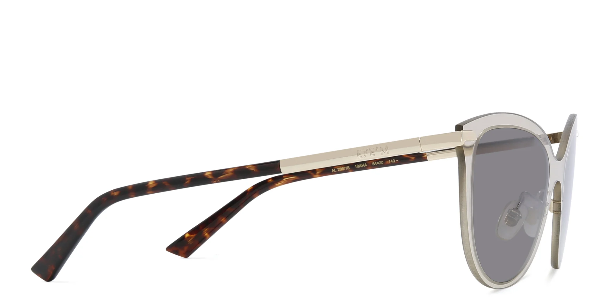 Shop EYE'M Cat Eye Sunglasses in Brown online.