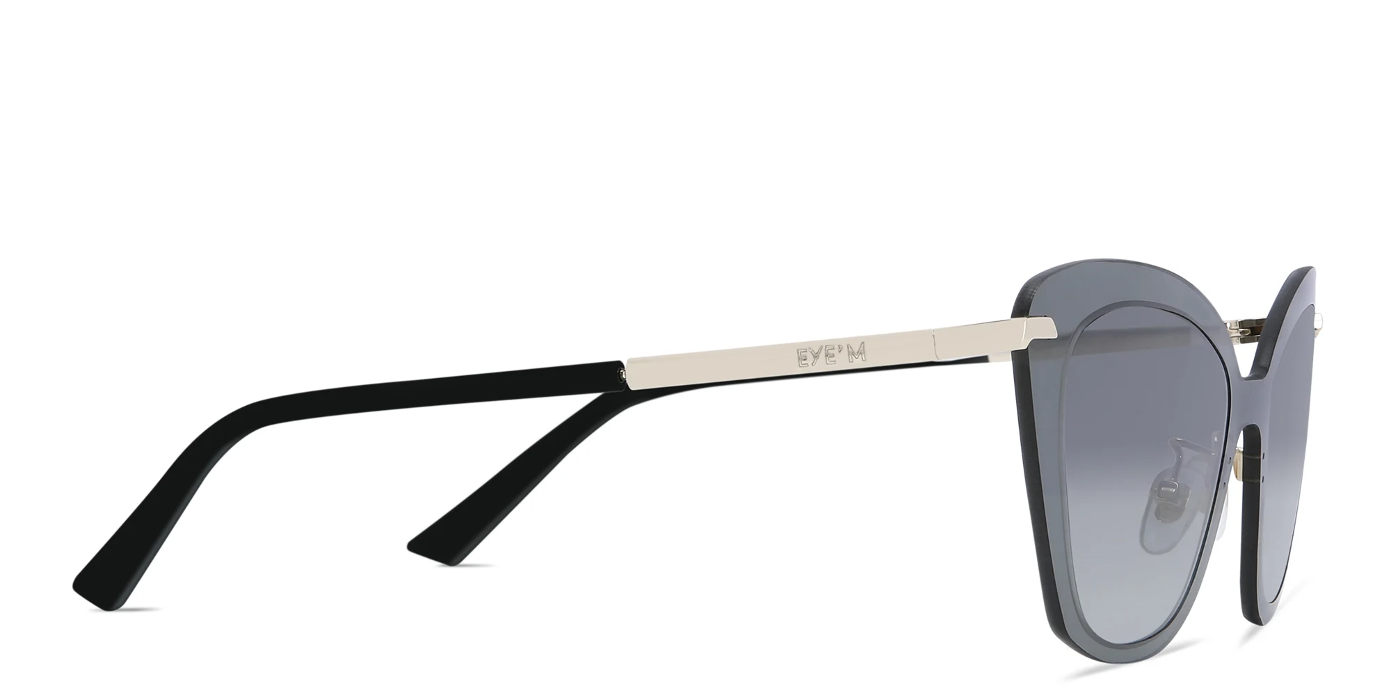 Shop EYE'M Cat Eye Sunglasses in Grey online.