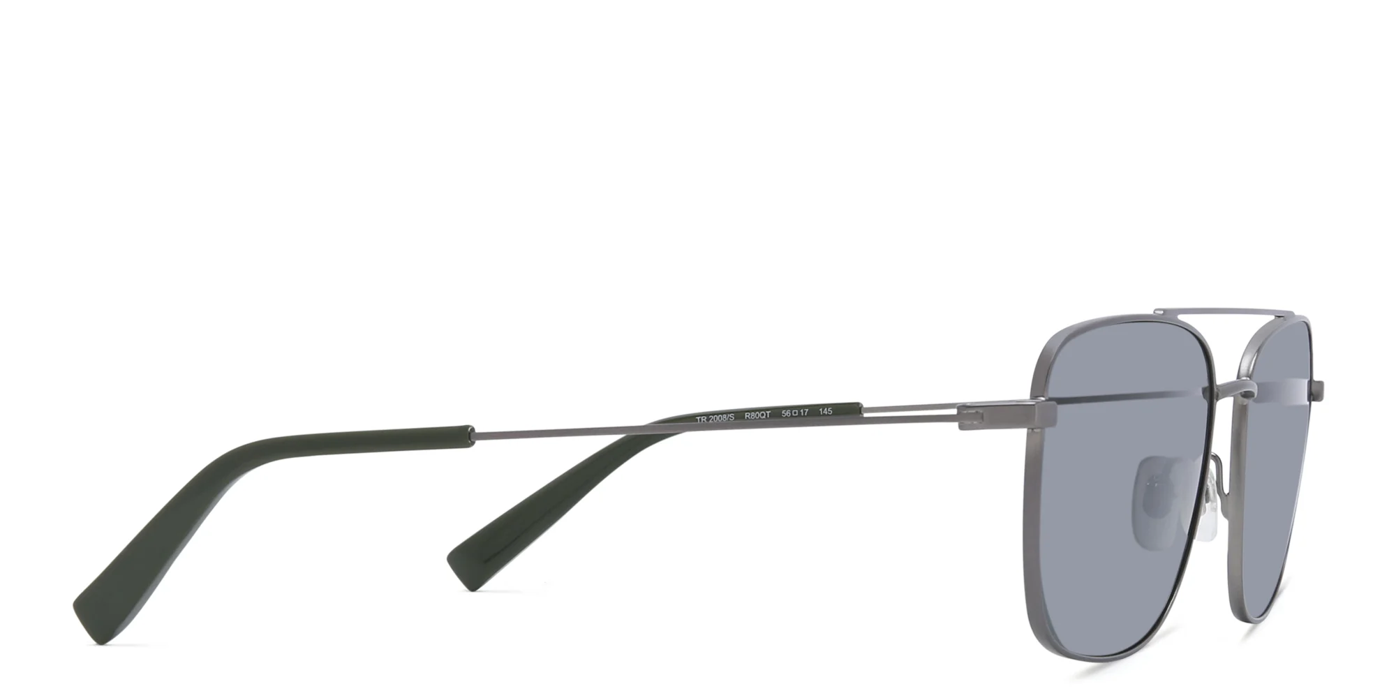 Shop EYE'M Unisex Square Sunglasses in Gunmetal online.