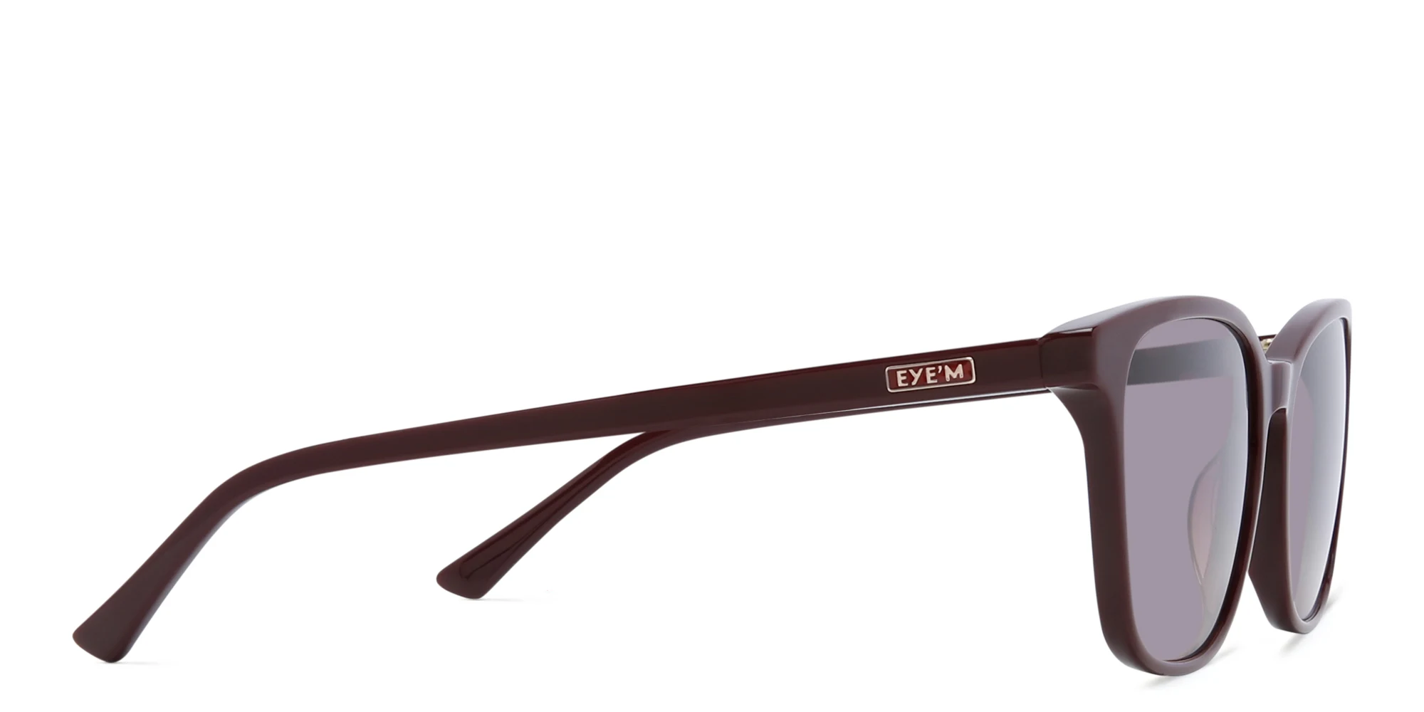Shop EYE'M Square Sunglasses in Red online.