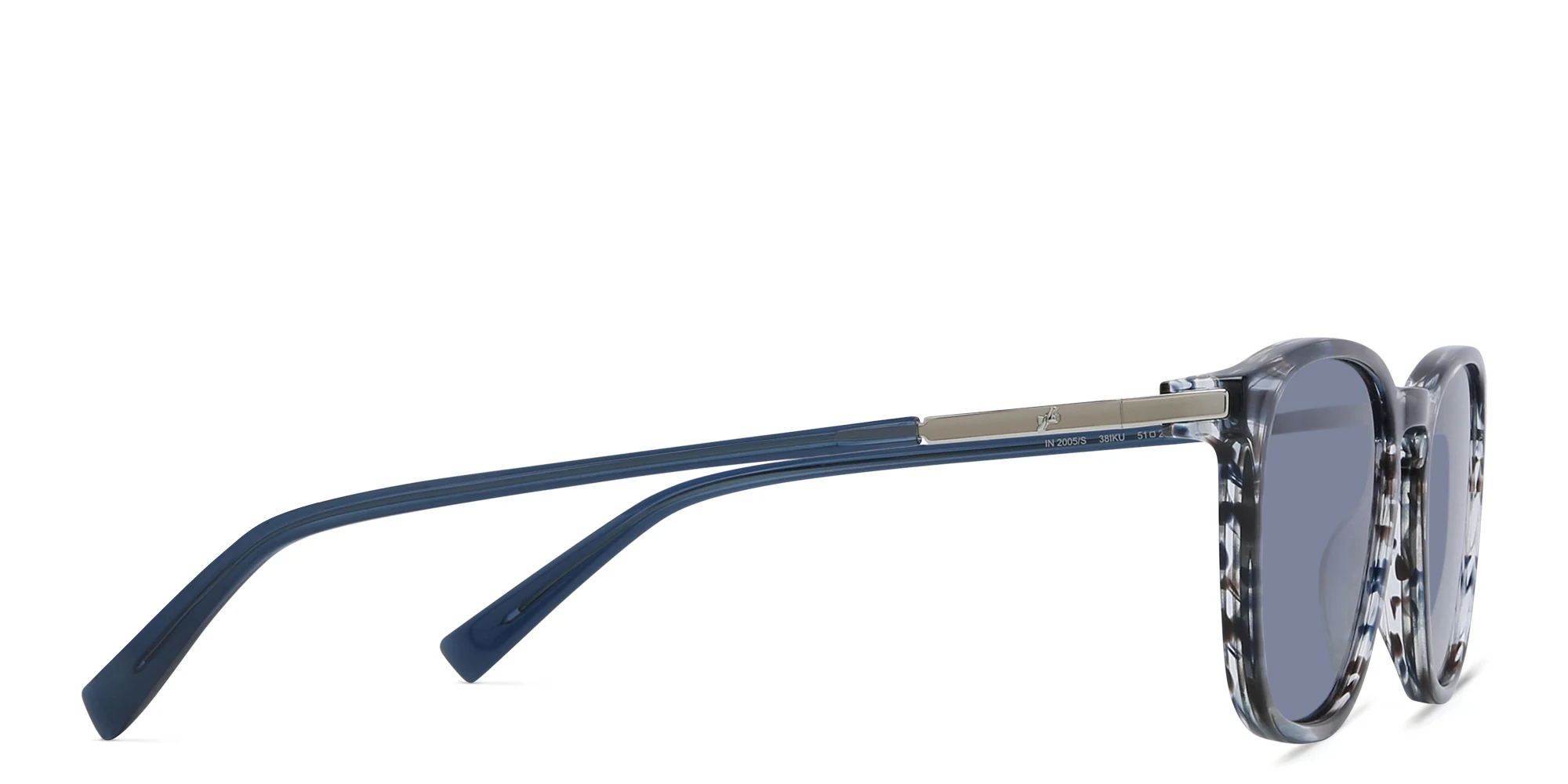 Shop EYE'M Square Sunglasses in Blue online.