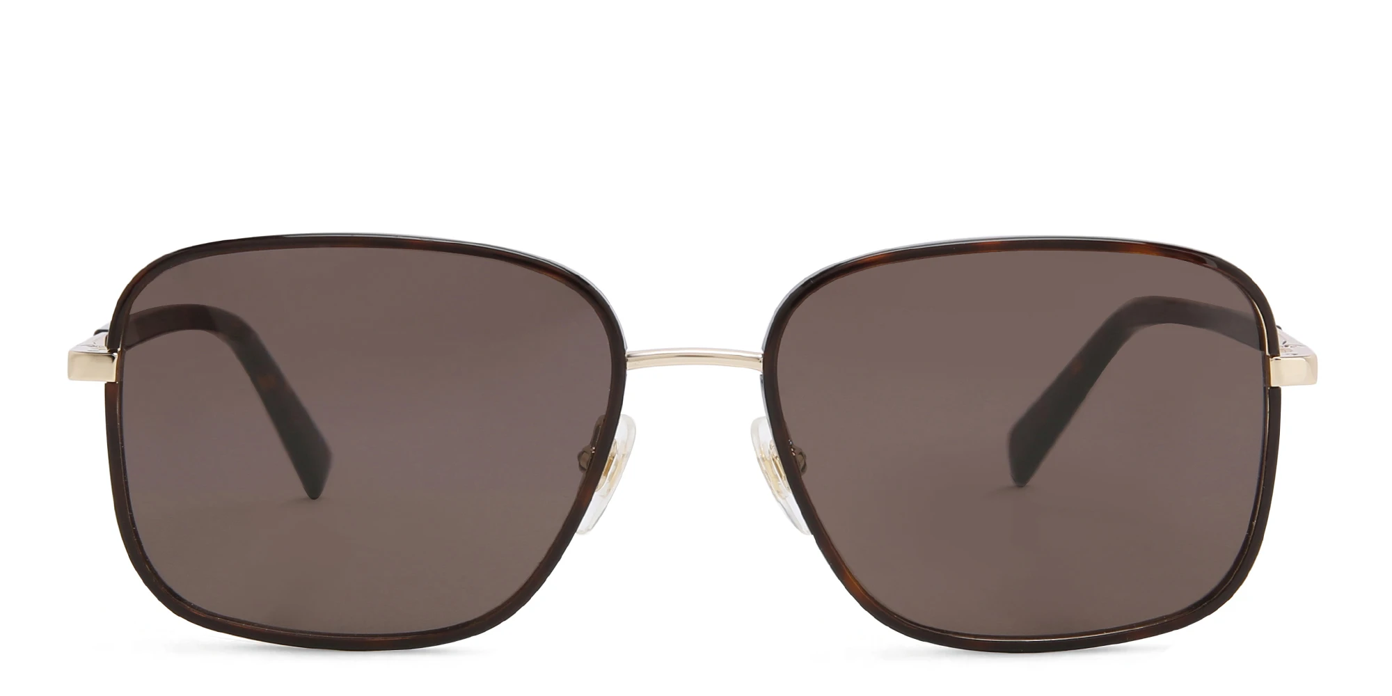 Shop EYE'M Square Sunglasses in Havana online.