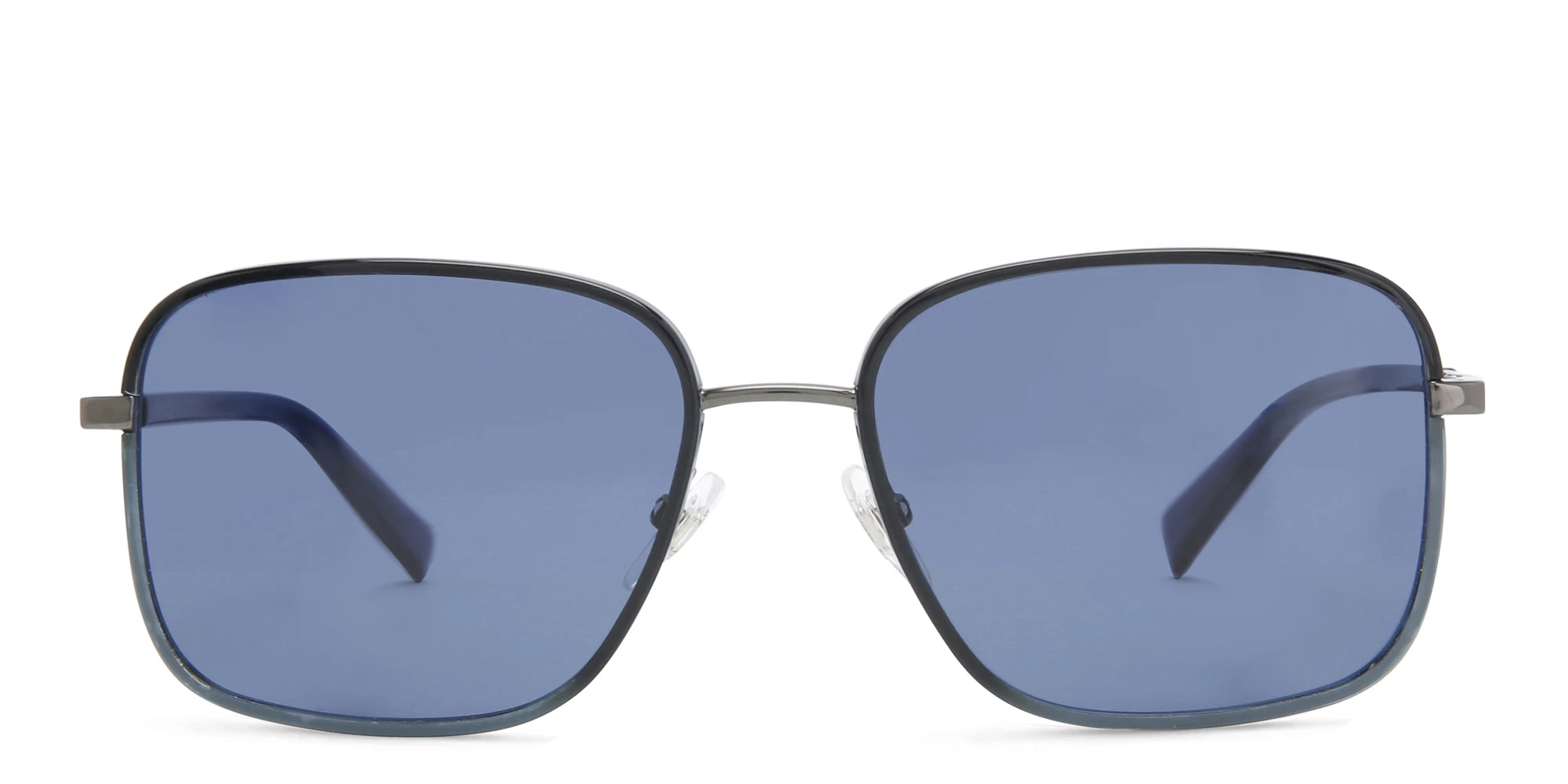 Shop EYE'M Square Sunglasses in Gunmetal online.