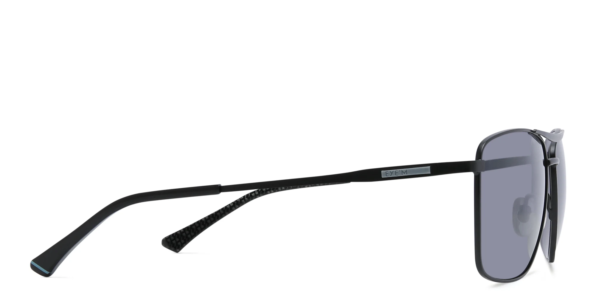 Shop EYE'M Rectangle Sunglasses in Black online.