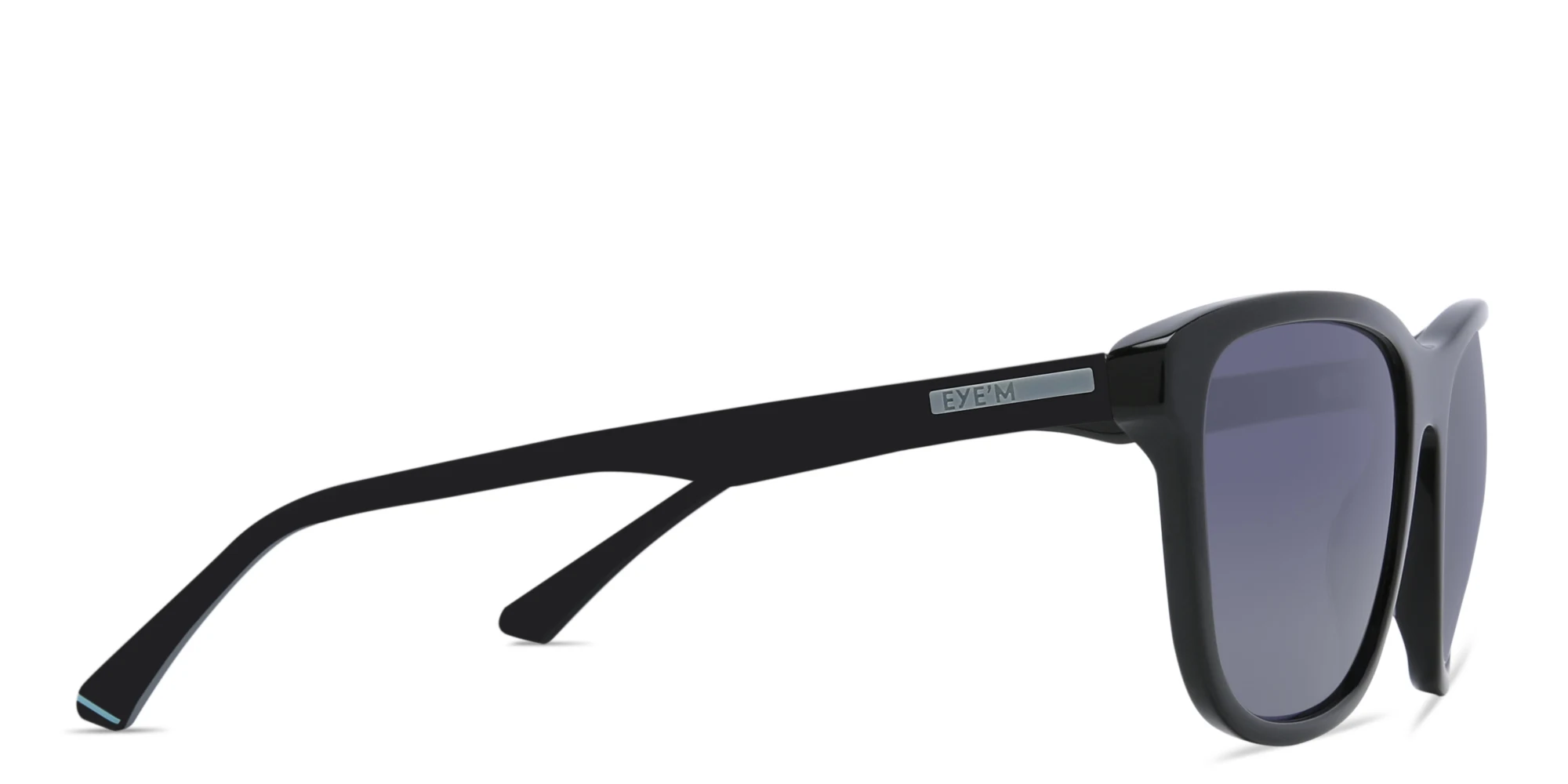 Shop EYE'M Square Sunglasses in Black online.