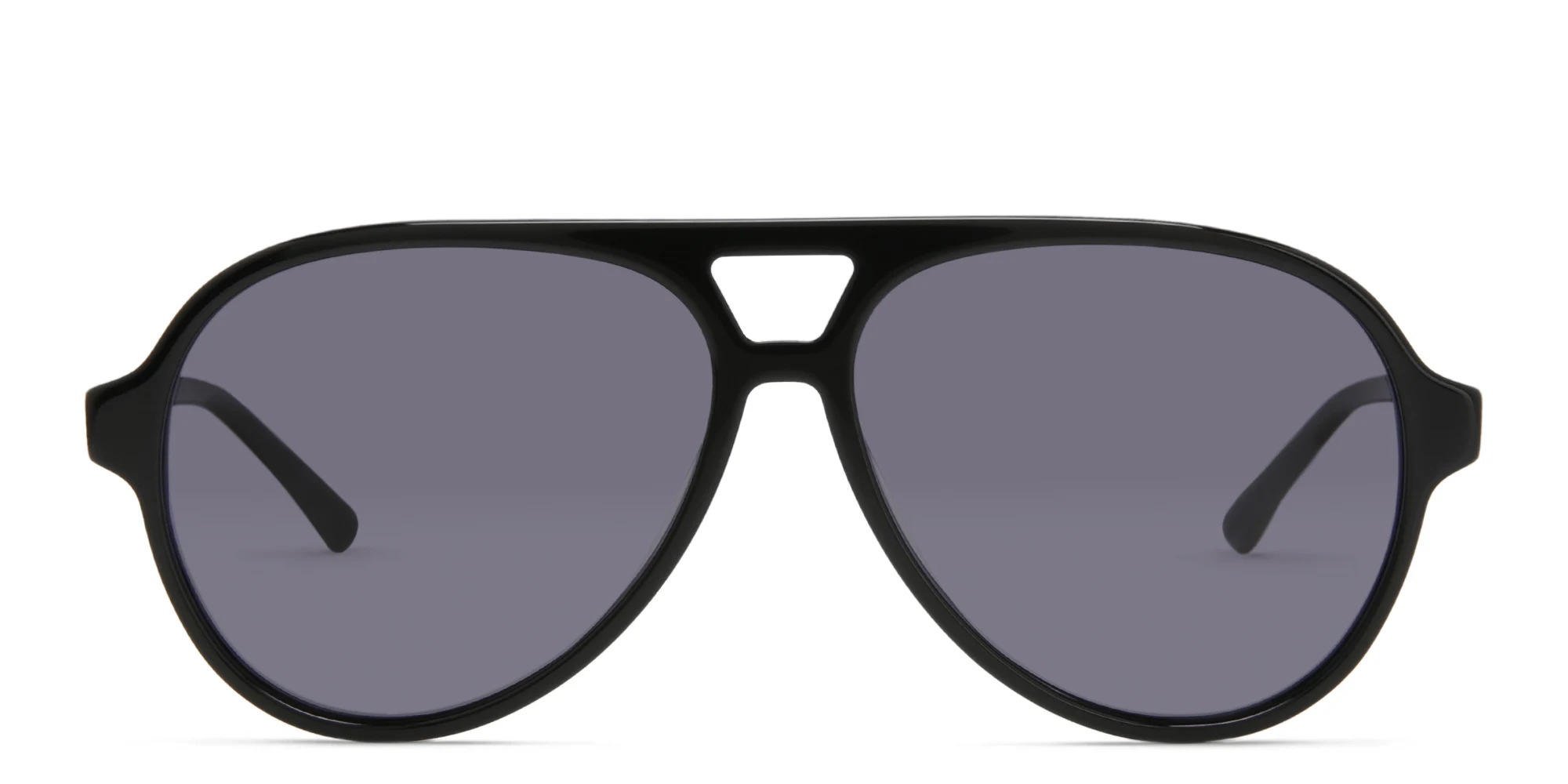 Shop EYE'M Aviator Sunglasses in Shiny Black online.