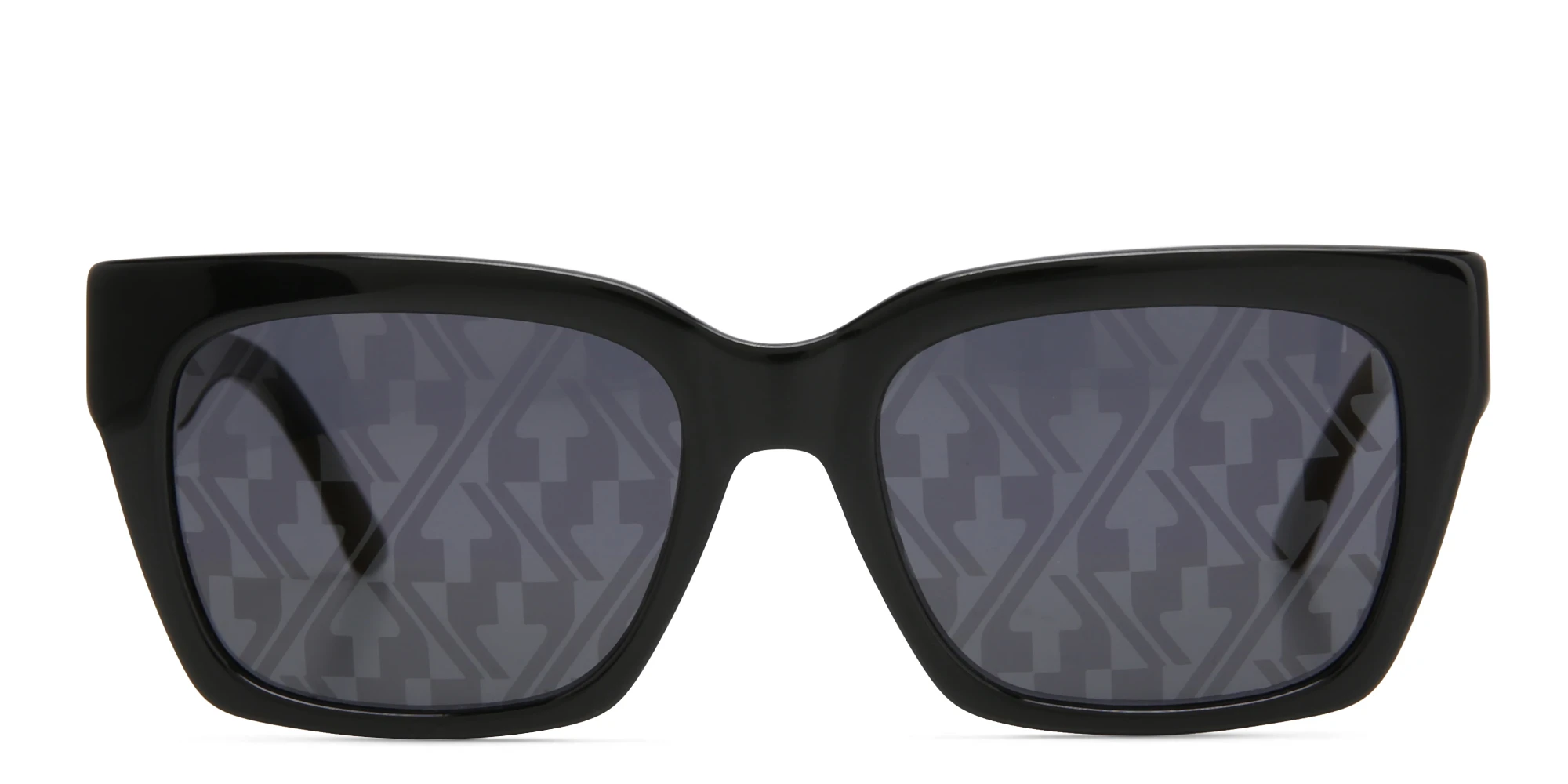 Shop EYE'M Square Sunglasses in Black online.