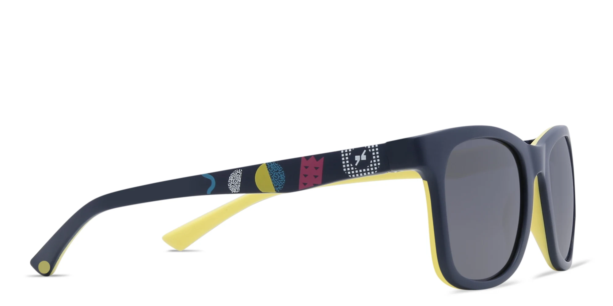 Shop EYE'M Kids Square Sunglasses in Blue online.